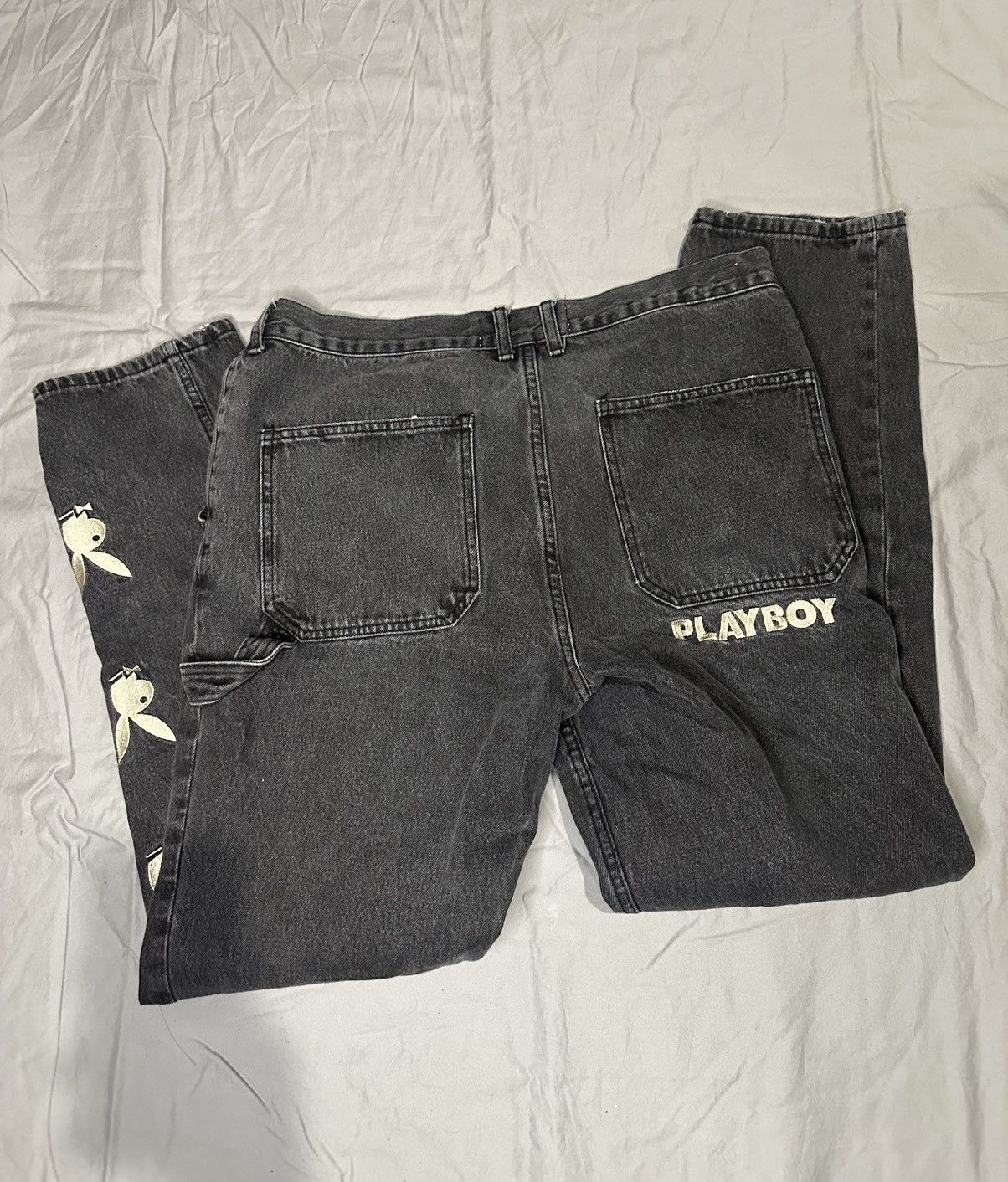 Playboy Playboy embroidered carpenter jeans Size US 34 / EU 50 - 3 Thumbnail