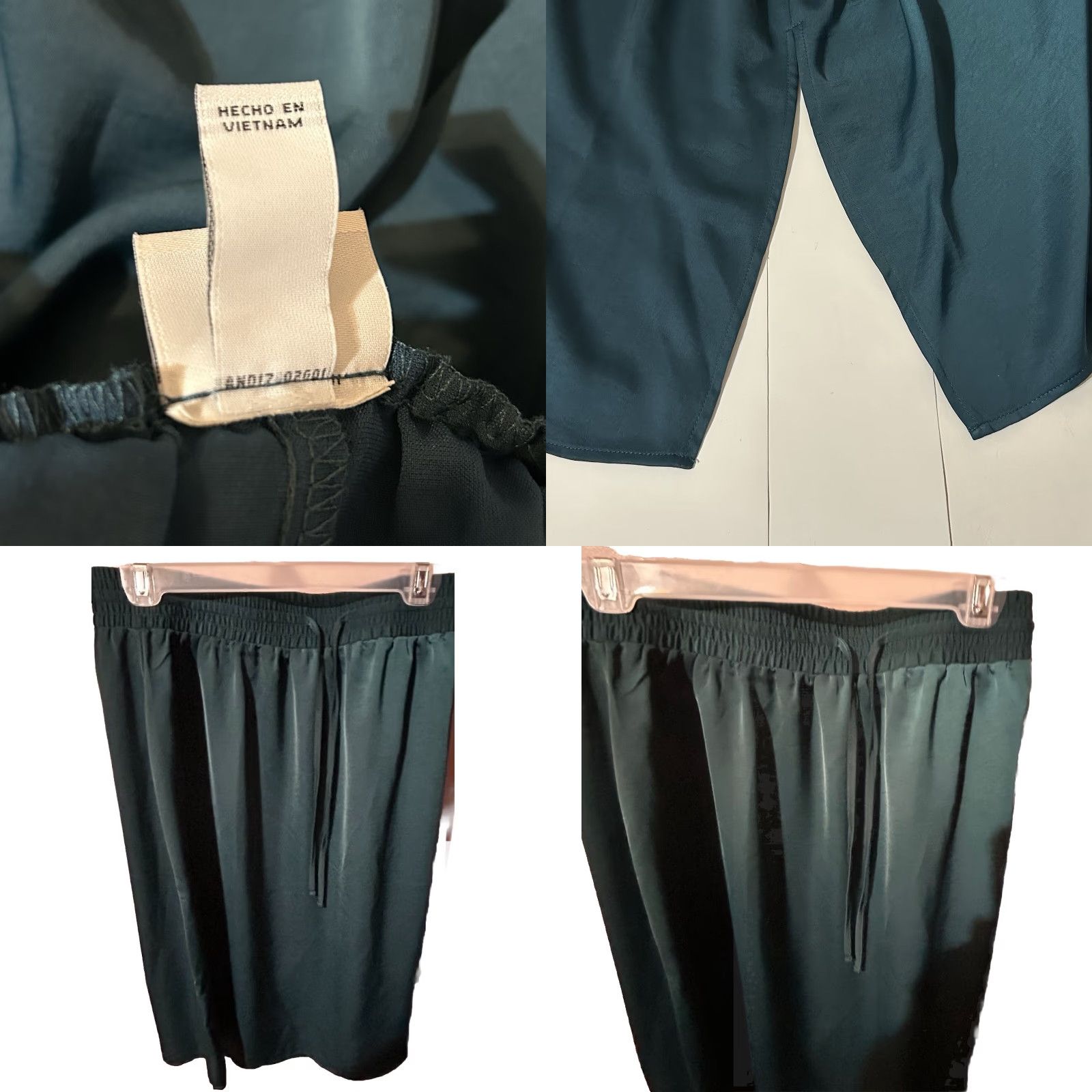Vintage VINTAGE a New Day Skirt Women M Teal Elastic Waist Drawstring 30x29 NWT New Size 32" / US 10 / IT 46 - 8 Thumbnail