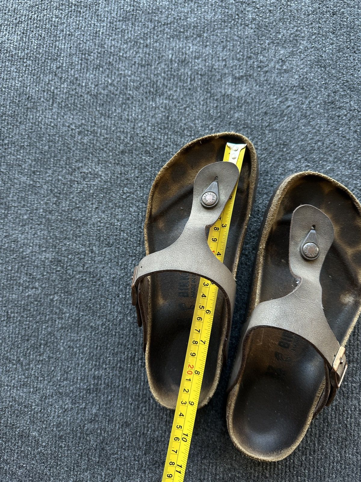 Birkenstock VNTG🚨 BIRKENSTOCK BROWN LUXURY Y2K RARE WOMEN SLIDES Size US 7 / IT 37 - 14 Thumbnail