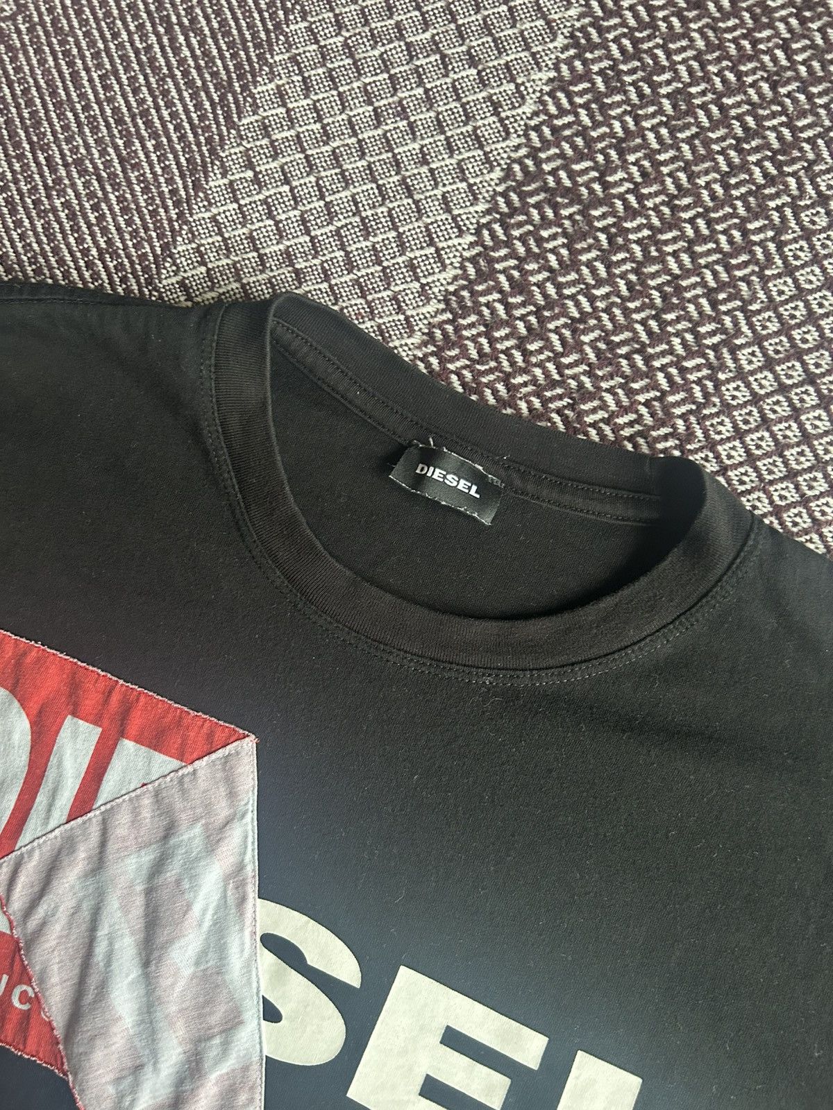 Diesel Diesel Big Logo LongSleeve T-shirt Streetwear Style Size XL Size US XL / EU 56 / 4 - 6 Thumbnail