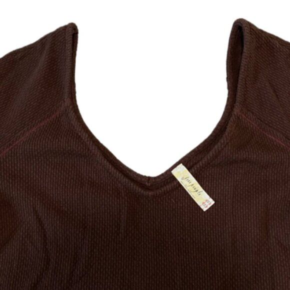 Free People Free People Women's Juliet Bell Sleeve V-Neck Long-Sleeve Size M / US 6-8 / IT 42-44 - 4 Thumbnail