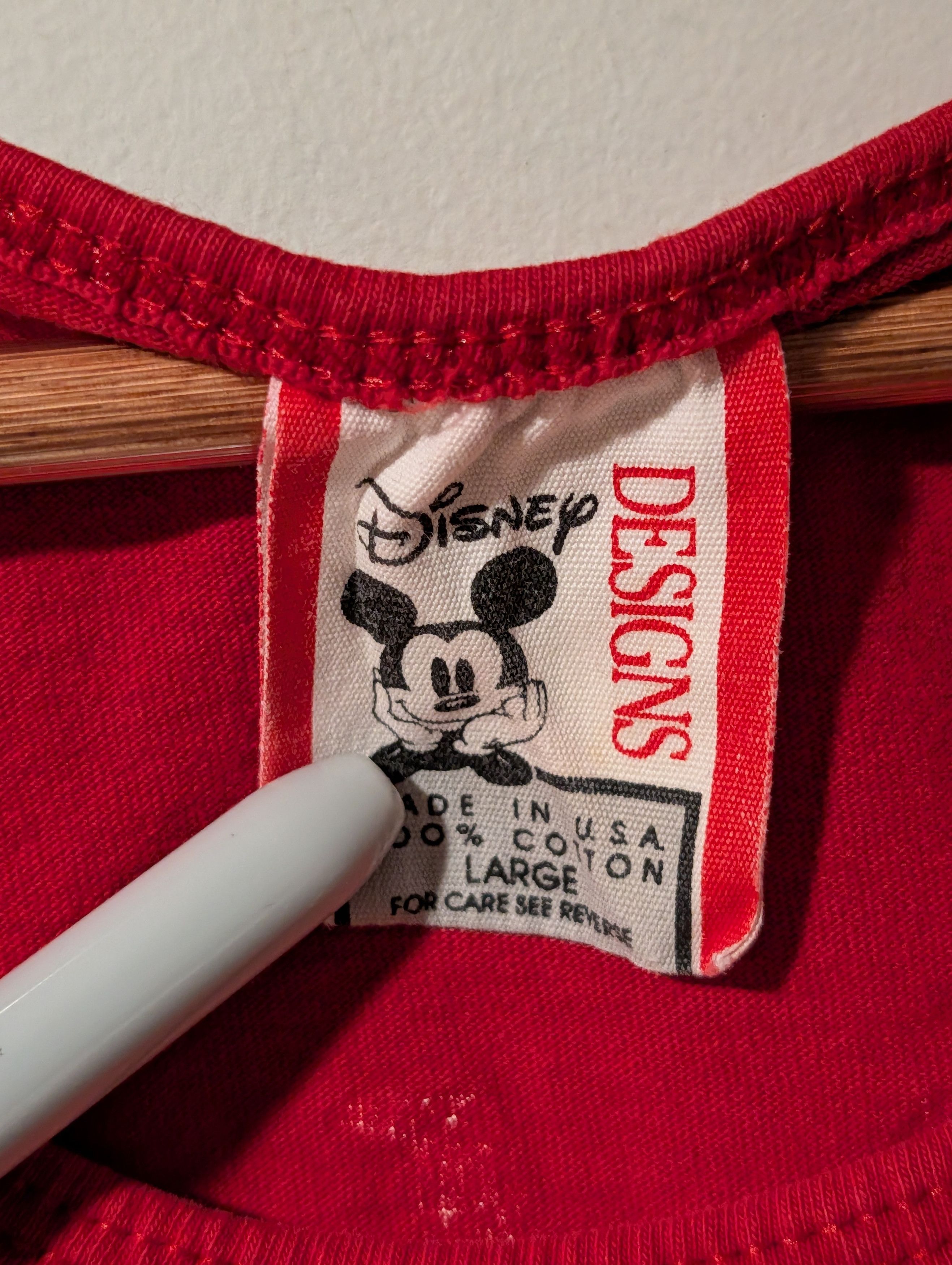 Disney Vintage Disney Minnie Mouse Shirt Womens Large Red Tank Top Size L / US 10 / IT 46 - 3 Thumbnail