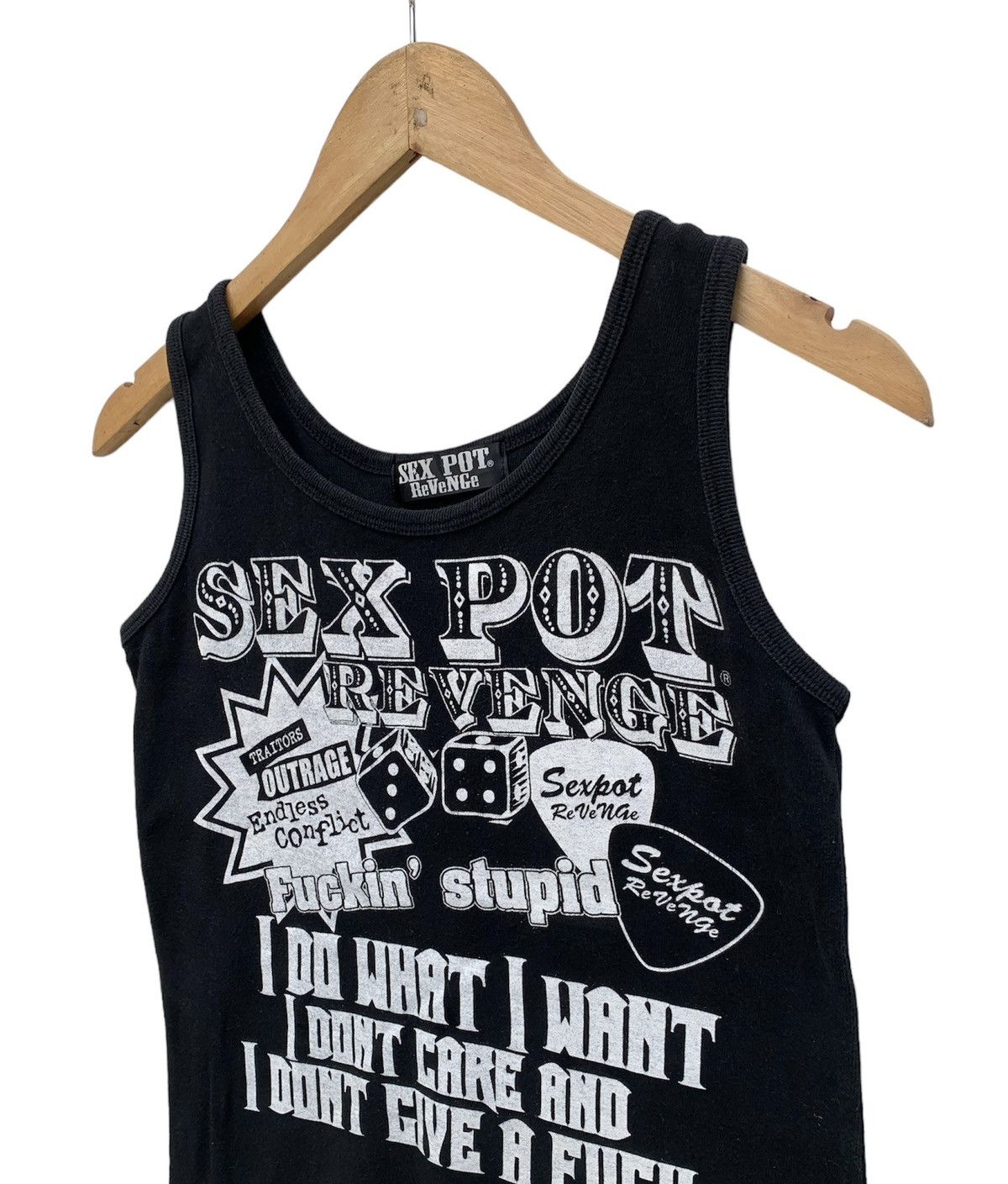 Japanese Brand Sex Pot Revenge Punk Singlet Size XS / US 0-2 / IT 36-38 - 5 Thumbnail