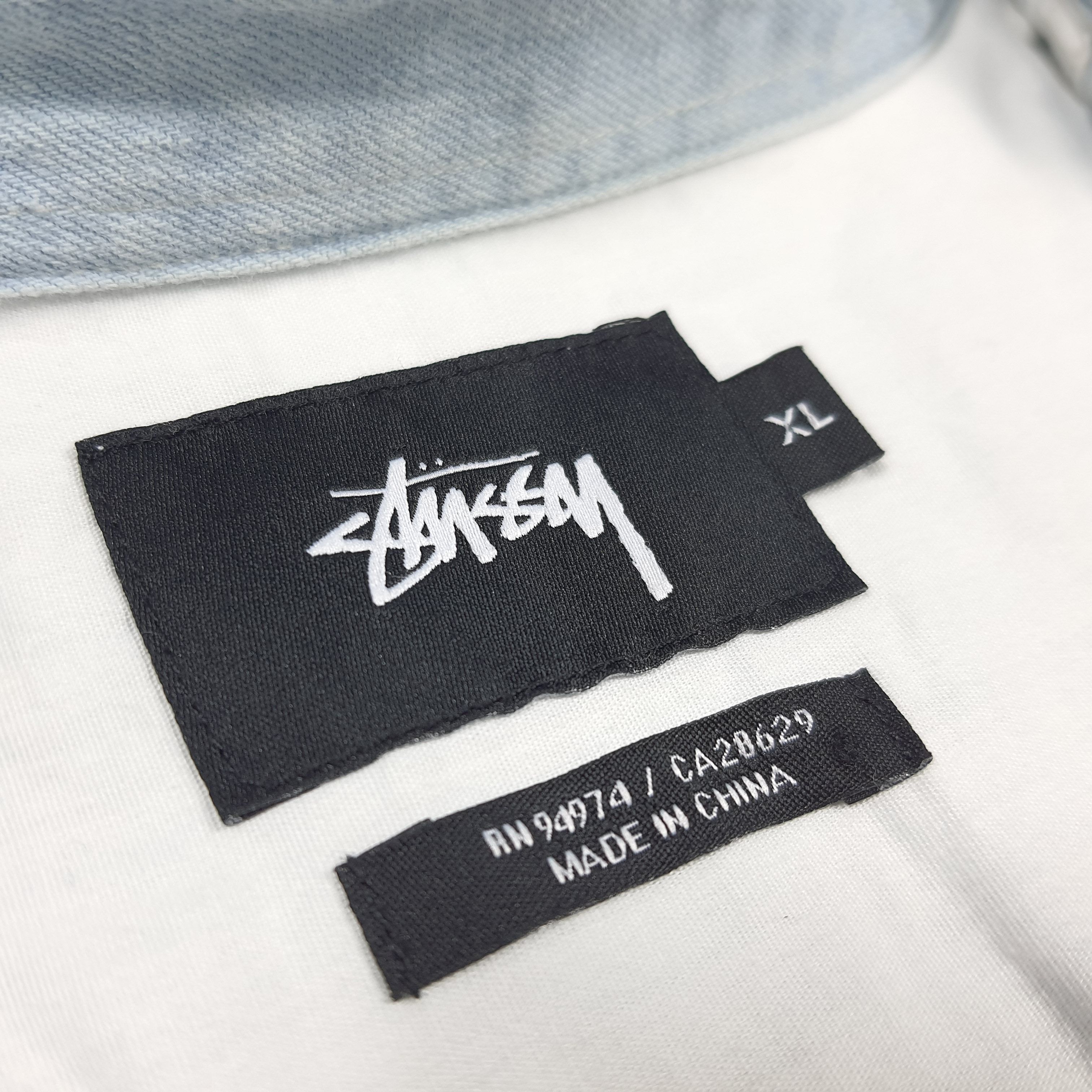 Stussy Vintage Stussy Custom Logo Button Up Shirt C285N36 Size US XL / EU 56 / 4 - 7 Thumbnail