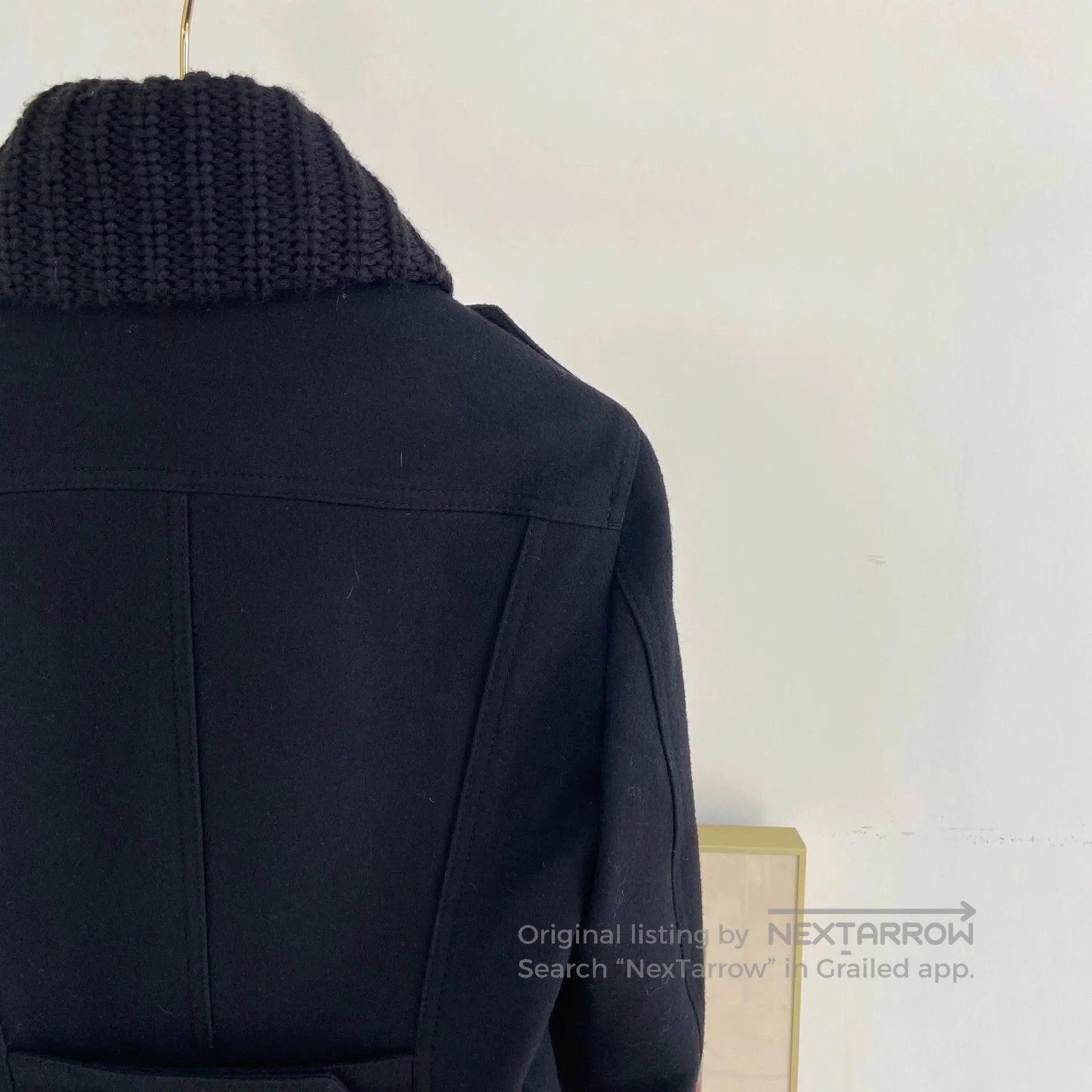 Burberry Burberry Black Wool Coat. Size XS / US 0-2 / IT 36-38 - 5 Thumbnail