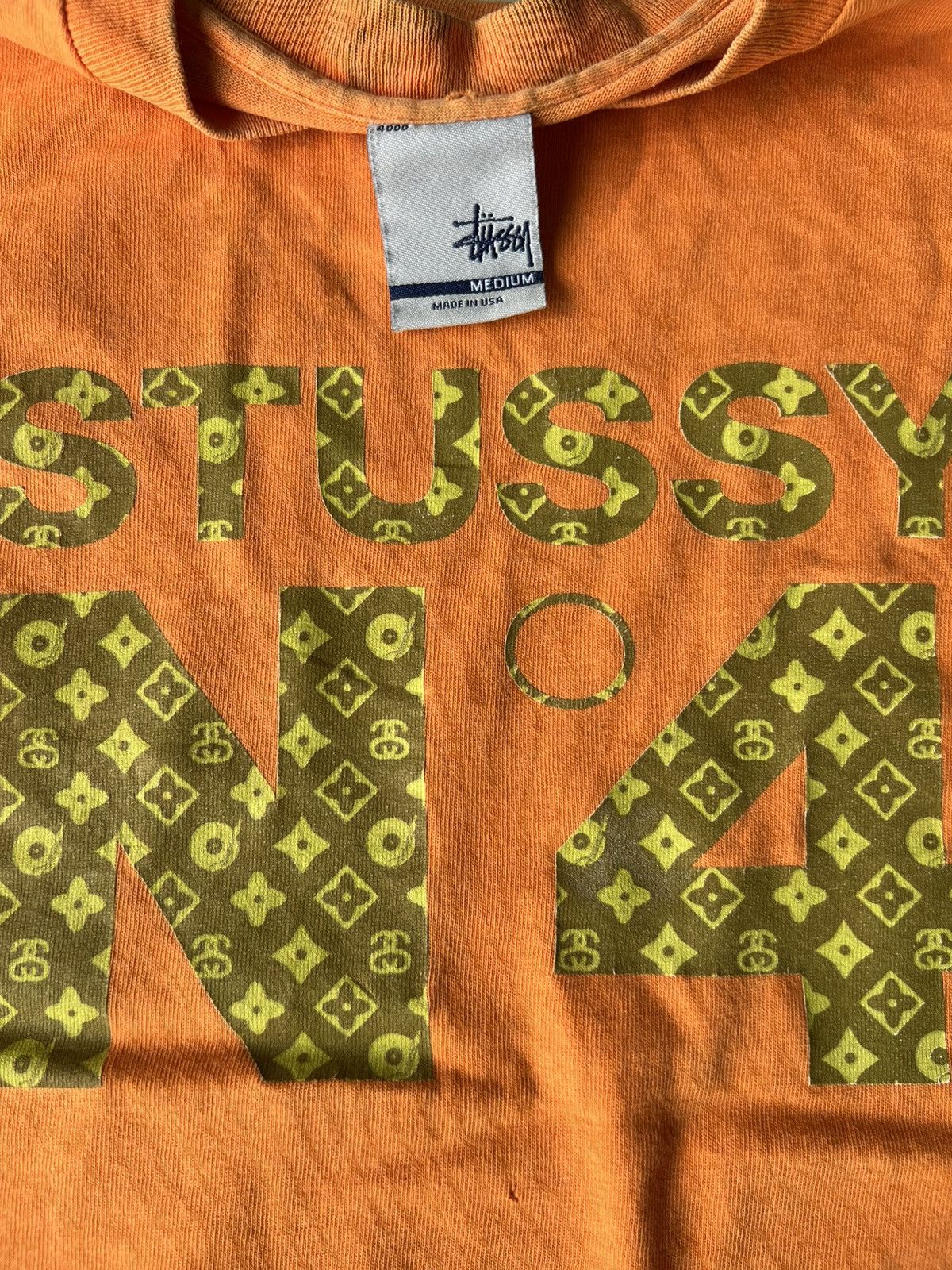RARE 1990s Stussy x LV (Stussyton) Monogram N4 Tees Shirt