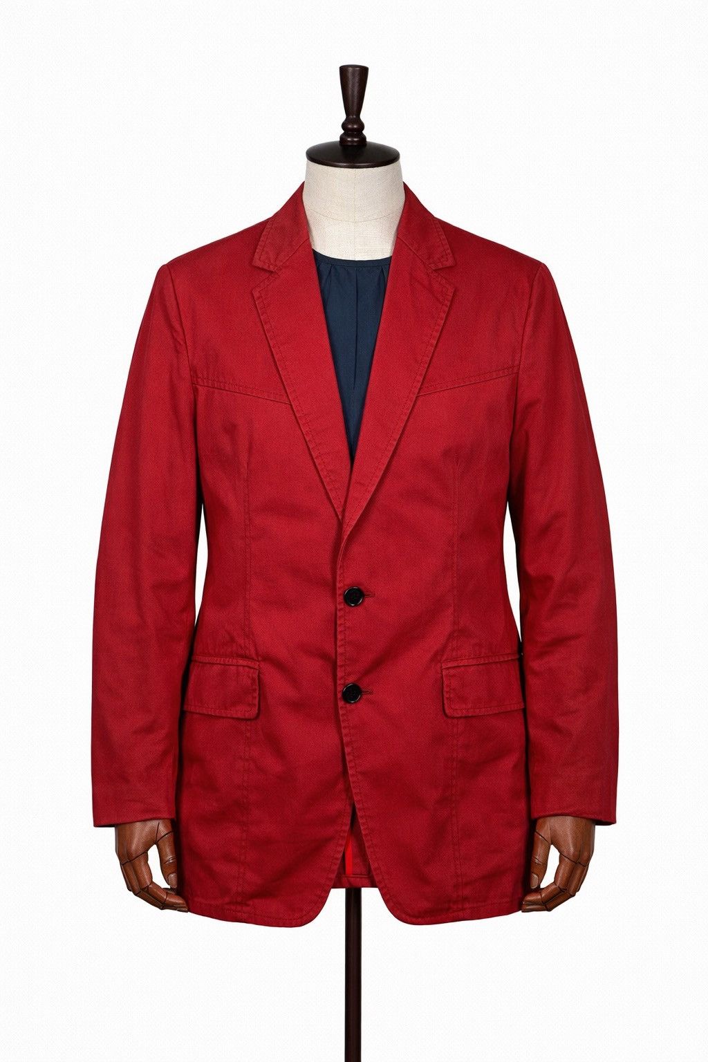 Hugo Boss Hugo Boss Akten-we Red Cotton Slim Fit Blazer Size 48 / 38R Size 38R - 2 Thumbnail