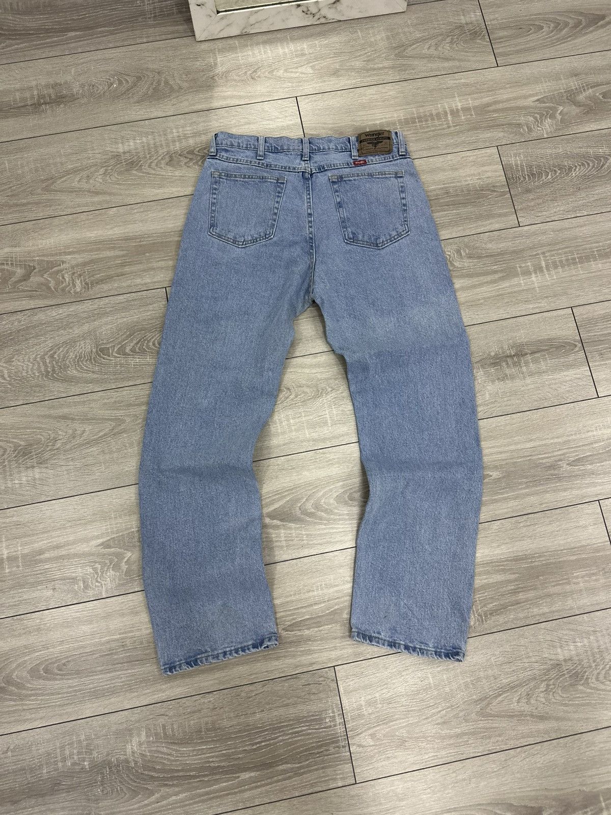 Jean Wrangler Vintage Denim Light Jeans 90s Size US 32 / EU 48 - 1 Thumbnail