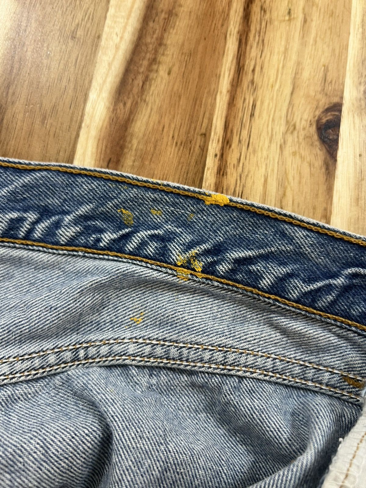 Levi's Vintage 90’s Levis 501XX Small e Non Selvedge Denim Jeans Size US 37 - 12 Thumbnail
