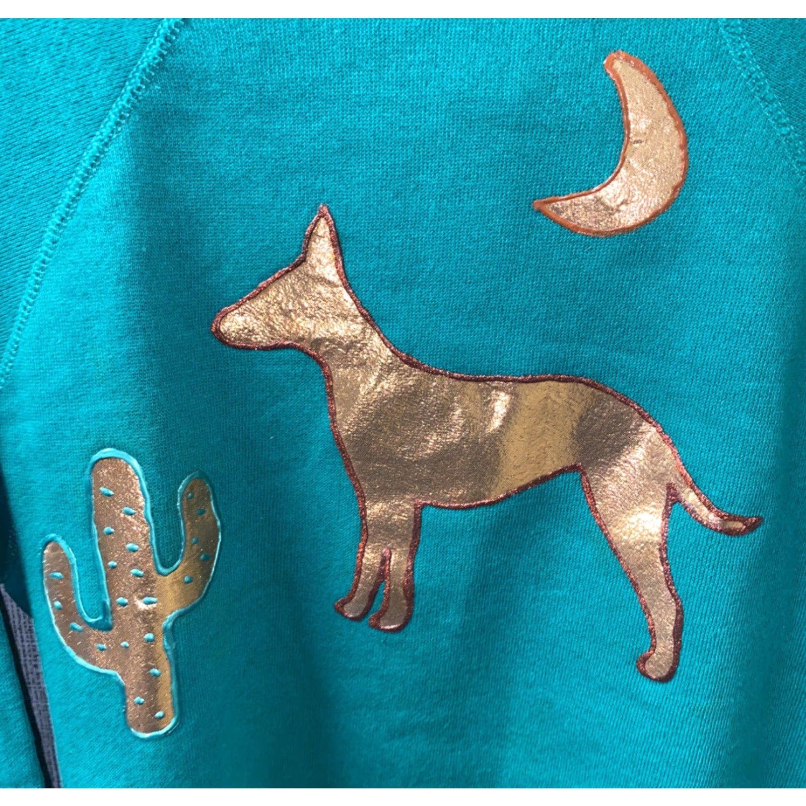 Tultex VINTAGE Tultex Men's Green Fleece Lined USA Made Embroidered Sweatshirt Size M Casual Pullover Size US M / EU 48-50 / 2 - 3 Thumbnail
