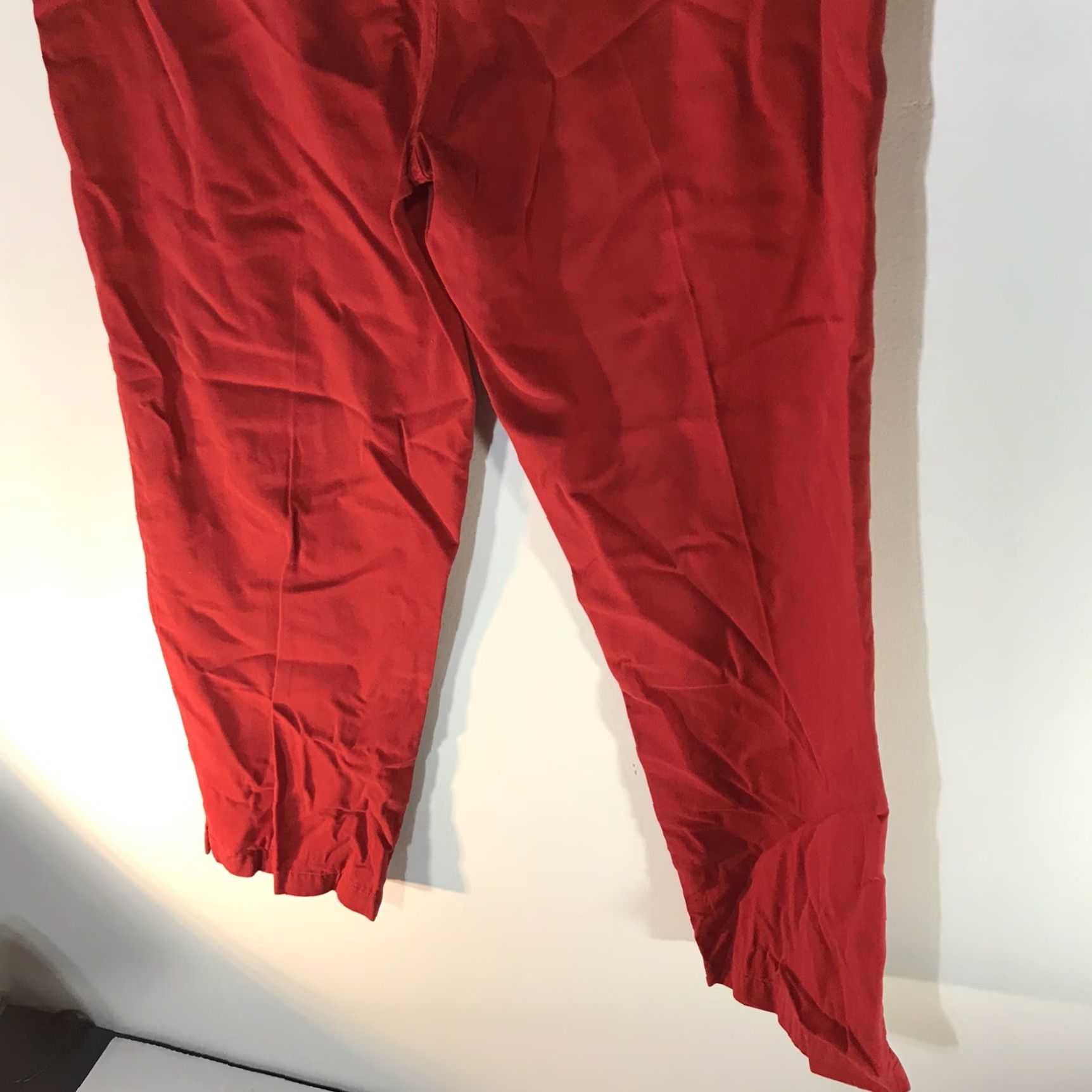 Ralph Lauren Lauren Ralph Lauren Red Cropped Pants Womens Size 8 Casual Workwear Size 30" / US 8 / IT 44 - 5 Thumbnail