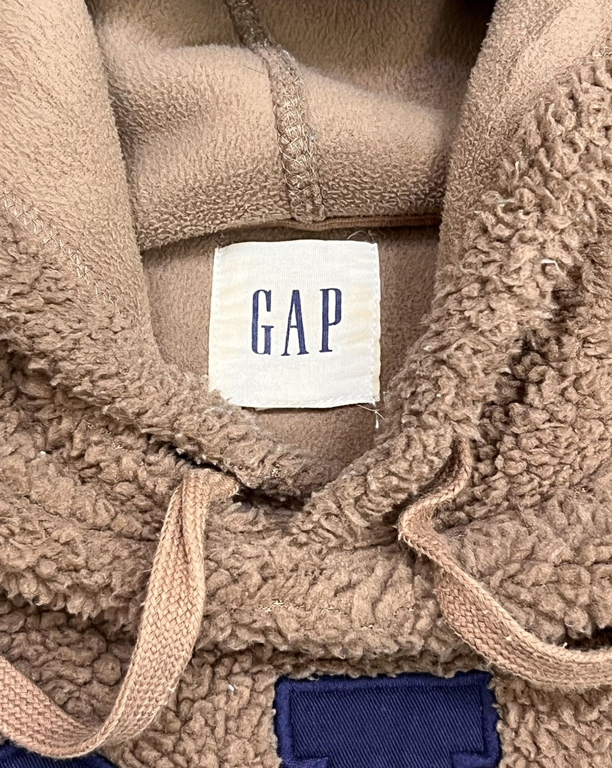 Gap GAP Brown Sherpa Fleece HoodieTravis Scott Kanye Vibes S Size US S / EU 44-46 / 1 - 5 Thumbnail