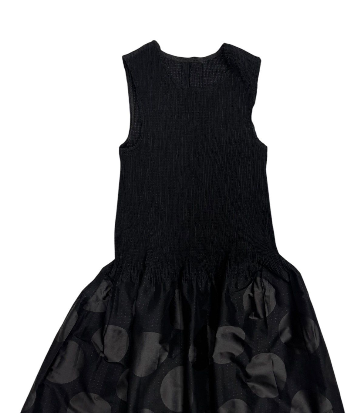 Hiroko Koshino Homme × Japanese Brand × Pleats Please Issey Miyake Pleated Please Sleeveless Dress Polka Dot Hiroko Koshino Size XS / US 0-2 / IT 36-38 - 5 Thumbnail