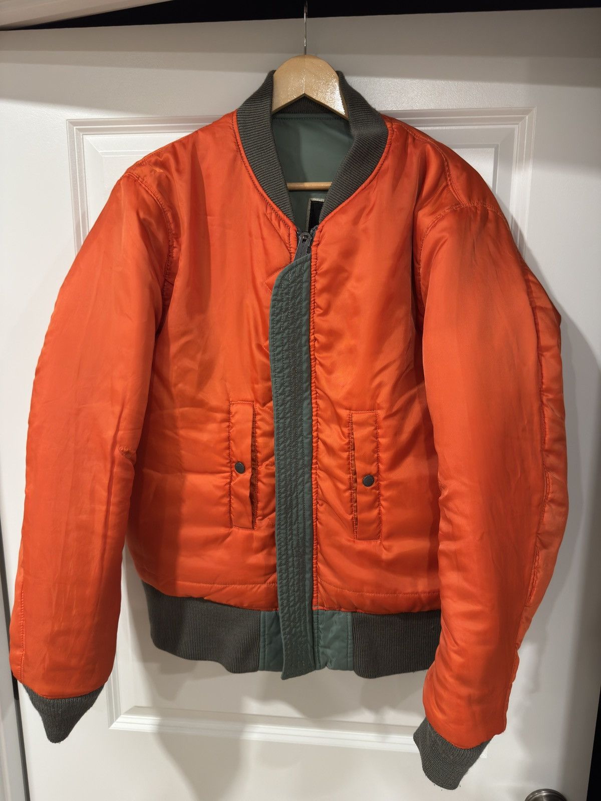 Avirex Green Reversible Avirex Bomber Size US L / EU 52-54 / 3 - 4 Thumbnail
