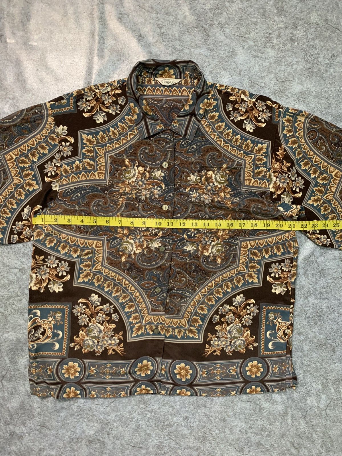 Other Rare Design Vintage Sunnasa Paisley Print Blouse Size M / US 6-8 / IT 42-44 - 7 Thumbnail