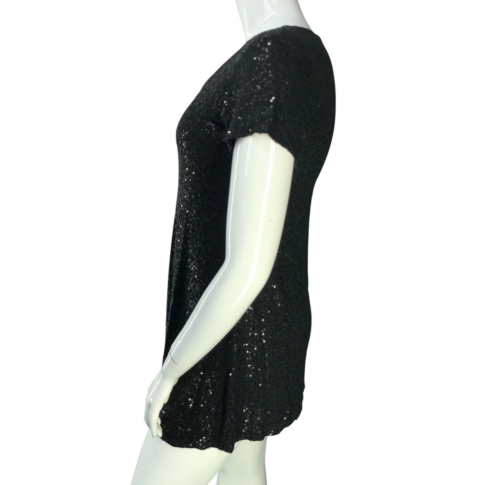 Eileen Fisher Eileen Fisher Size M Dress Silk Sequin T Shirt Short Sleeve Size M / US 6-8 / IT 42-44 - 6 Thumbnail