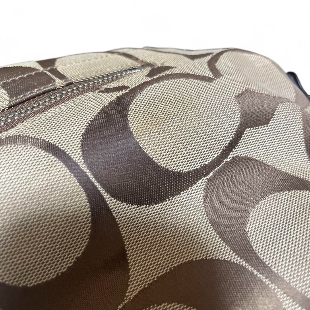 Coach Coach - Shoulder Bag Monogram Vintage Brown Beige Leather Size ONE SIZE - 4 Thumbnail