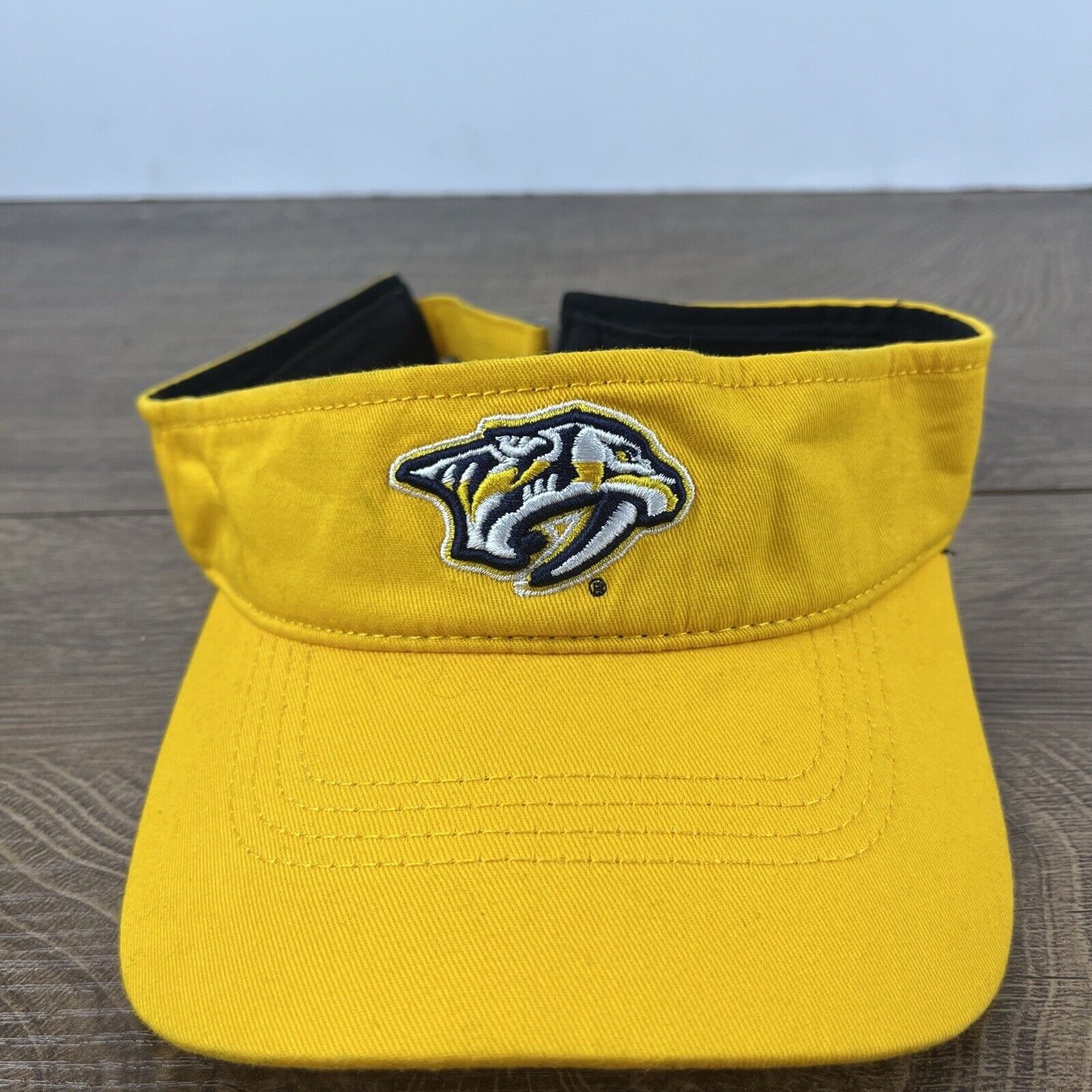 Other Nashville Predators Visor Hat Yellow Cap Hat Adjustable Hat Size ONE SIZE - 3 Thumbnail