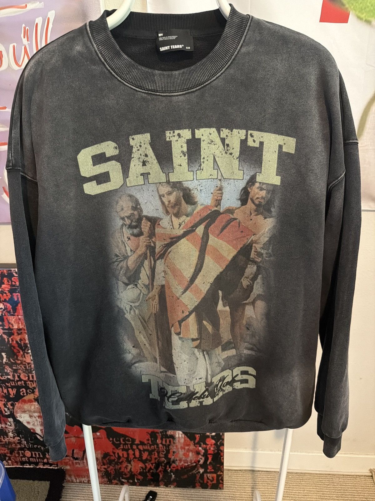 Other Saint Tears “HallehuYah” crewneck Size US L / EU 52-54 / 3 - 1 Thumbnail