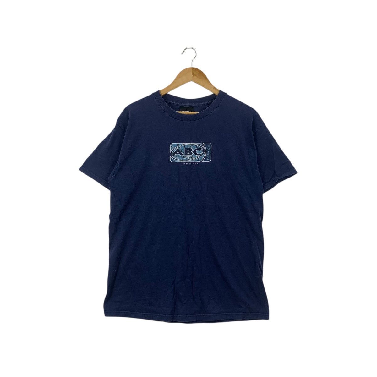 Vintage Vintage 90’ ABC USA HAWAII Sportswear Box Logo Tee Shirt Top Size US L / EU 52-54 / 3 - 1 Thumbnail