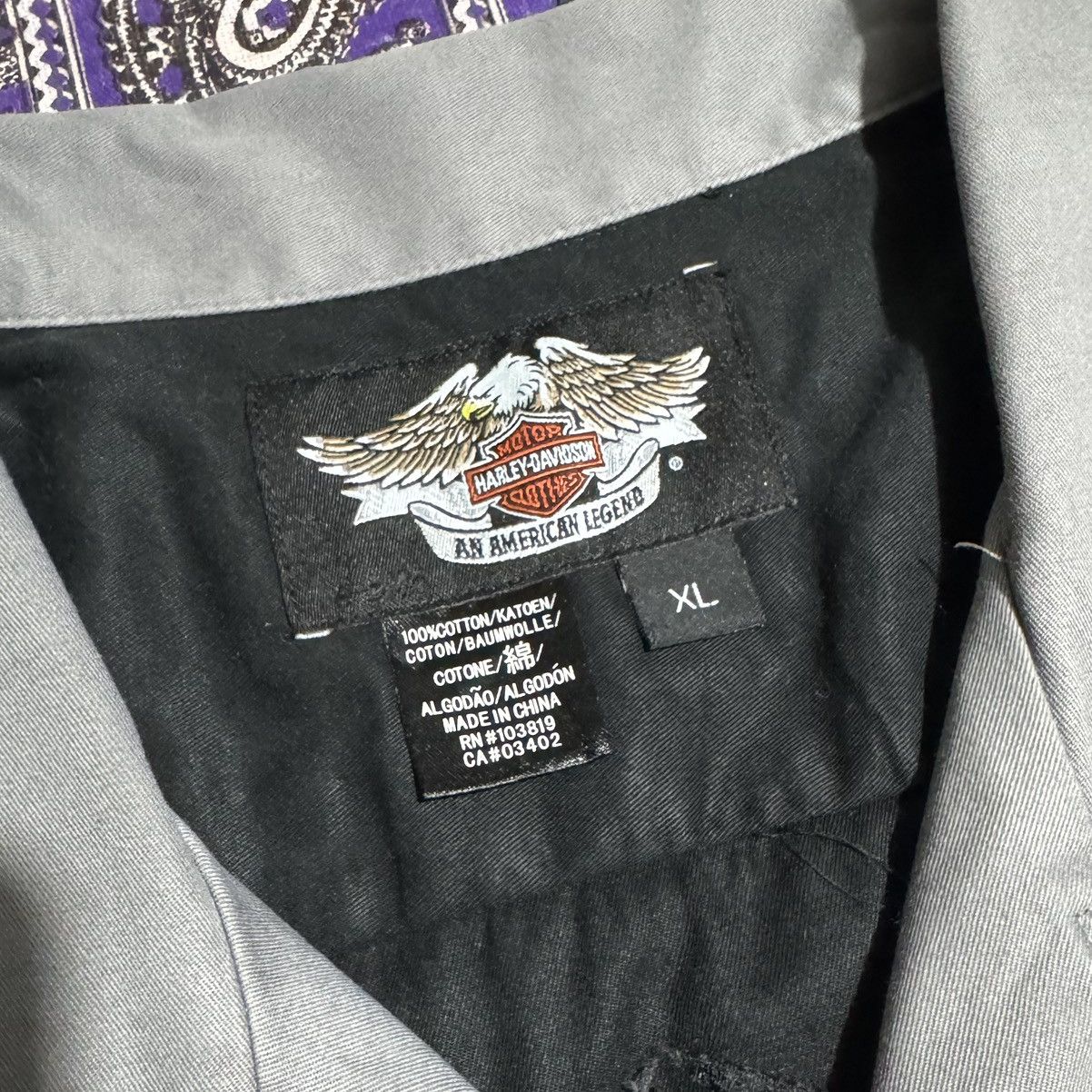 Harley Davidson Harley Davidson shirt back logo Size US XL / EU 56 / 4 - 6 Thumbnail
