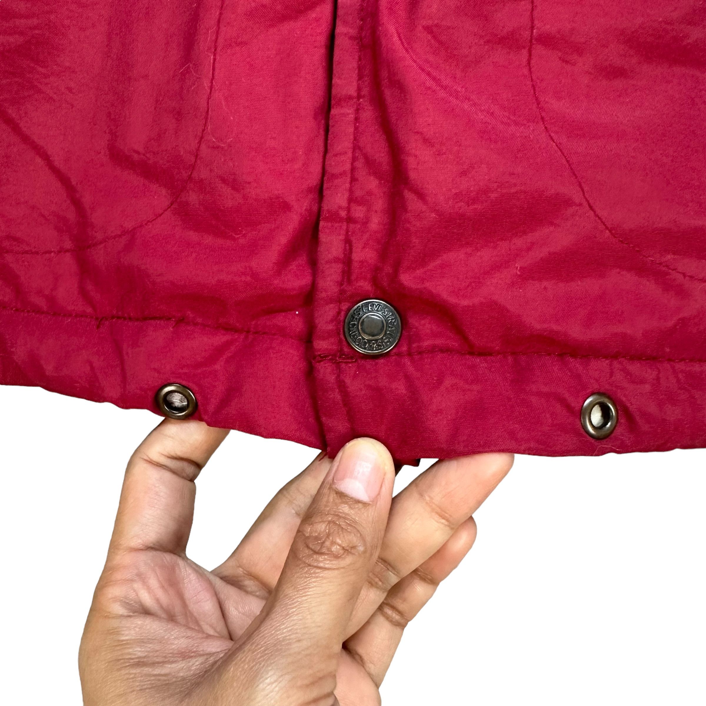 Levi's 92's Levi's Button Your Fly Big Logo Coach Jacket #A11-0264 Size US M / EU 48-50 / 2 - 11 Thumbnail