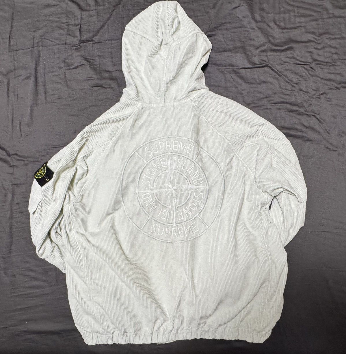 Stone Island Supreme x Stone Island Corduroy Jacket white XL Size US XL / EU 56 / 4 - 13 Thumbnail