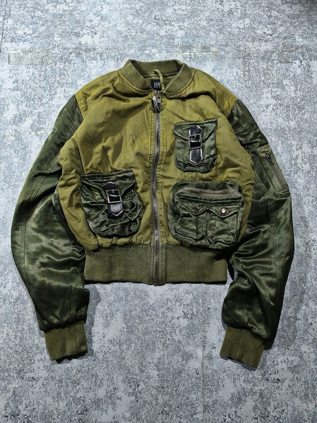 Other Avangarde Japan Streetwear Faded Military Bomber Jacket Size S / US 4 / IT 40 - 1 Thumbnail