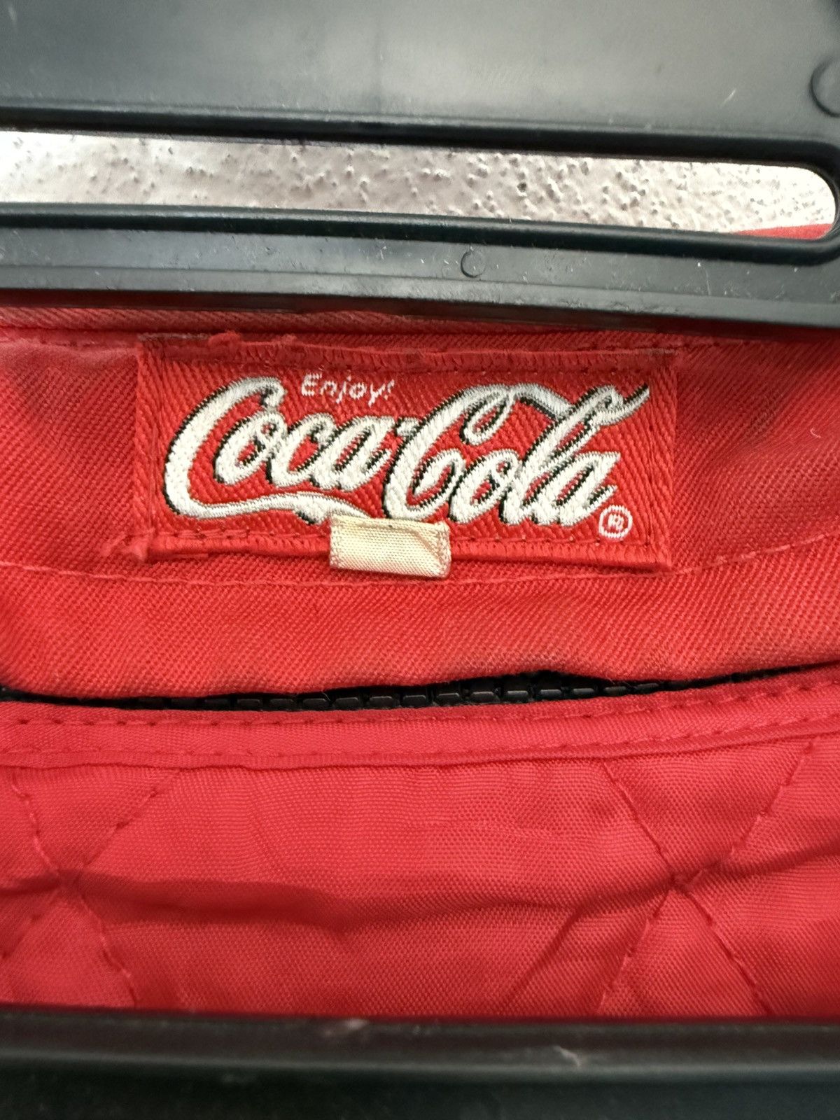 Coca Cola × Kith ENJOY COCA COLA JACKET BOMBER STYLE SPELL OUT WORK WEAR Size US M / EU 48-50 / 2 - 7 Thumbnail