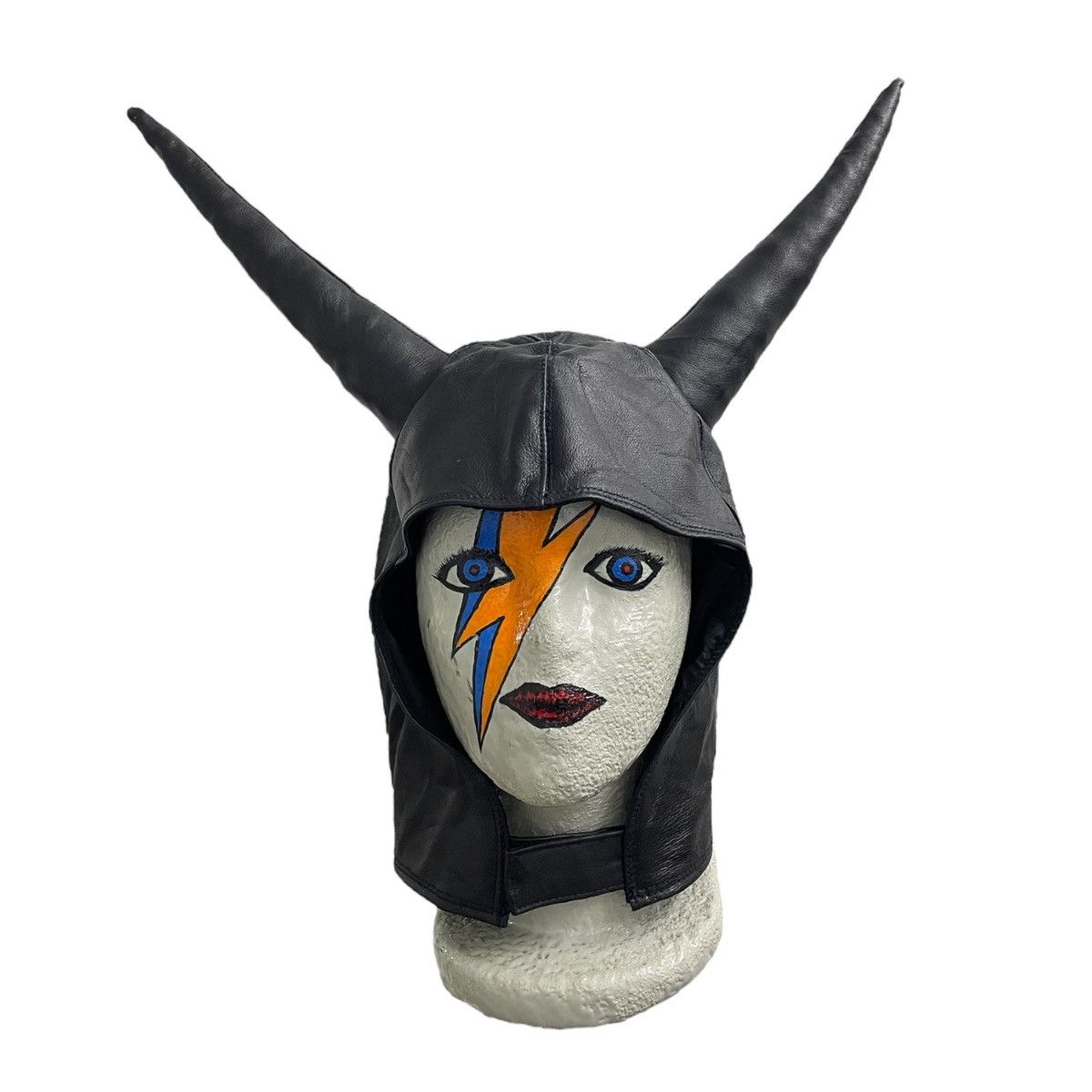 Handmade Devil Horns Hat (Playboi Carti hat, Ecco2k’s style) Size ONE SIZE - 1 Thumbnail