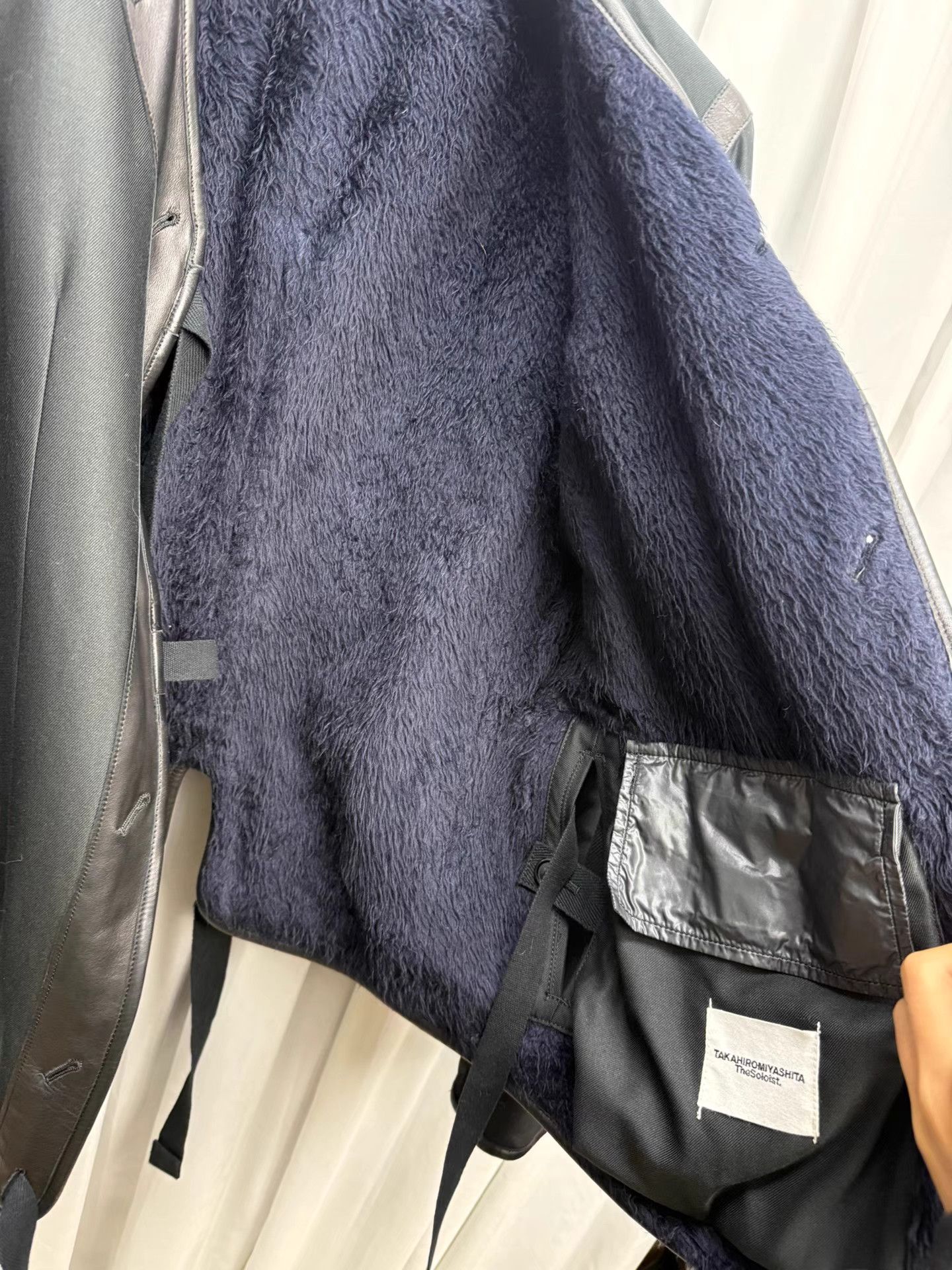 Takahiromiyashita The Soloist. The soloist Leather Panel Military Deconstructed Kimono K20 Size US S / EU 44-46 / 1 - 4 Thumbnail