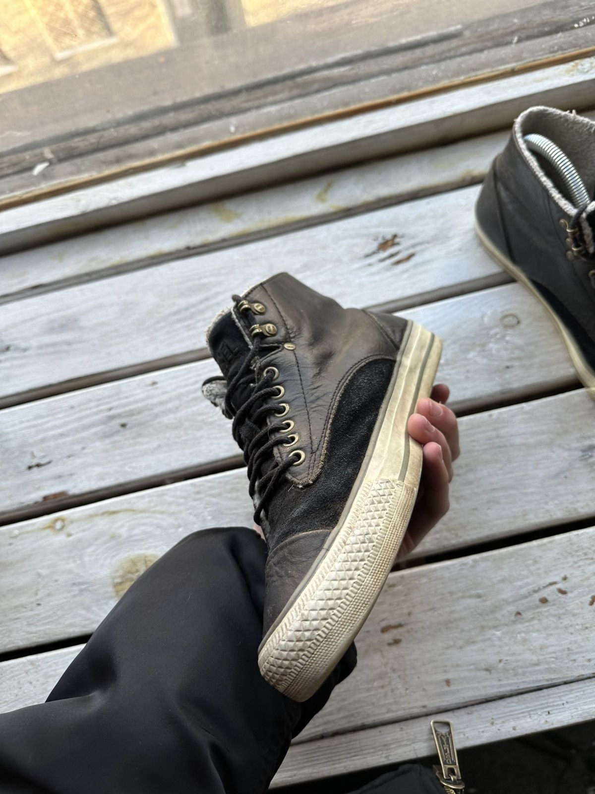 Diesel × If Six Was Nine 🚨DIESEL AVANT GARDE SHOES LEATHER SNEAKERS IFSIXWASNINE Size US 6 / EU 39 - 4 Thumbnail