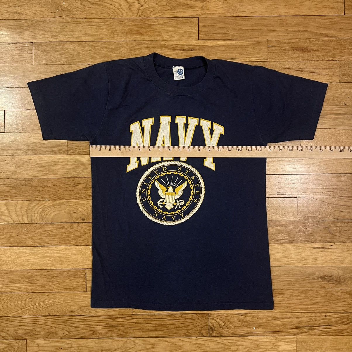 Vintage Vintage United States Navy Artex Navy Blue Medium T Shirt Size US M / EU 48-50 / 2 - 4 Thumbnail