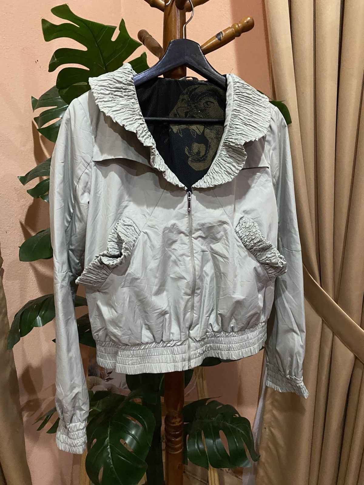 Neil Barrett × Puma Neil Barrett for PUMA 96 Hours Pale Grey Windbreaker Panther Size S / US 4 / IT 40 - 3 Thumbnail
