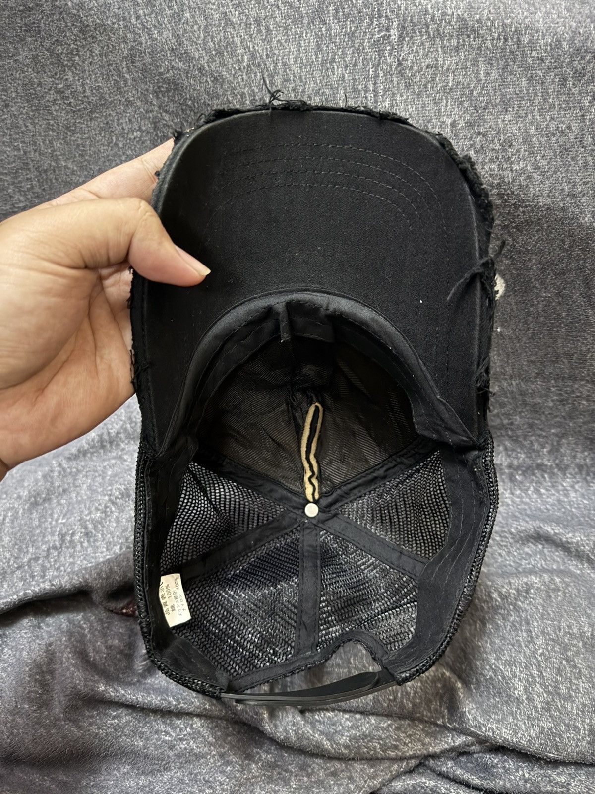 If Six Was Nine × Japanese Brand × Le Grande Bleu (L.G.B.) Japanese Crosses Poem Trucker Hats Size ONE SIZE - 6 Thumbnail