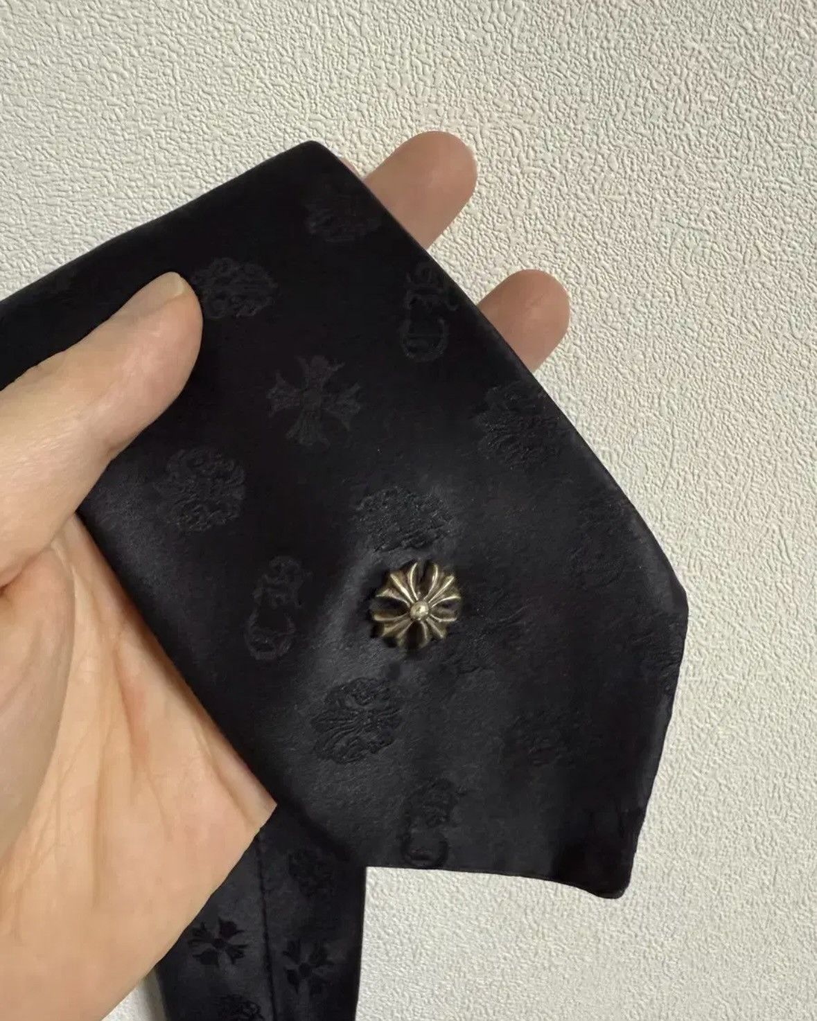 Chrome Hearts Chrome Hearts Monogram Cross Necktie Size ONE SIZE - 2 Thumbnail