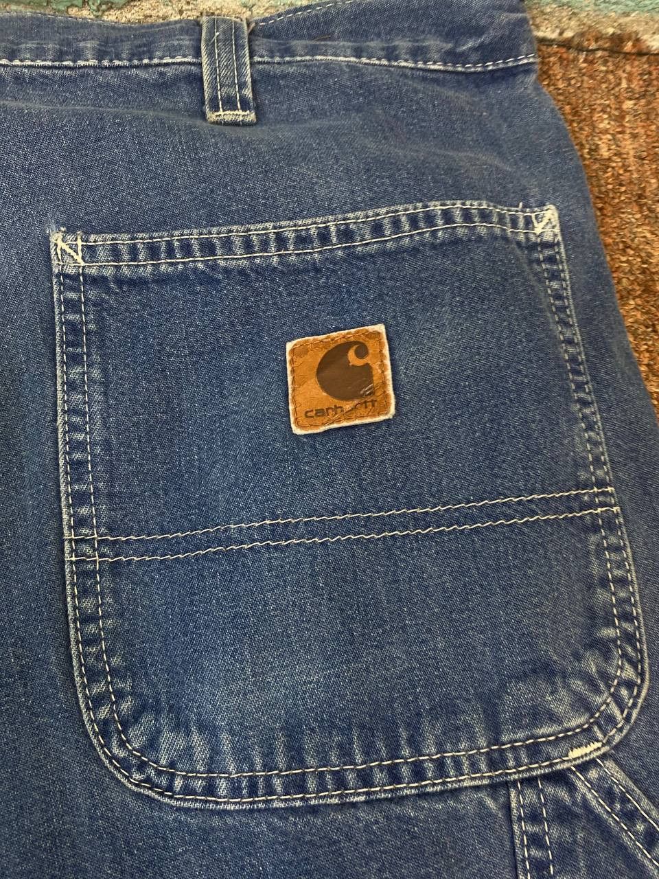 Carhartt carhartt carpenter baggy denim distressed Size US 36 / EU 52 - 4 Thumbnail