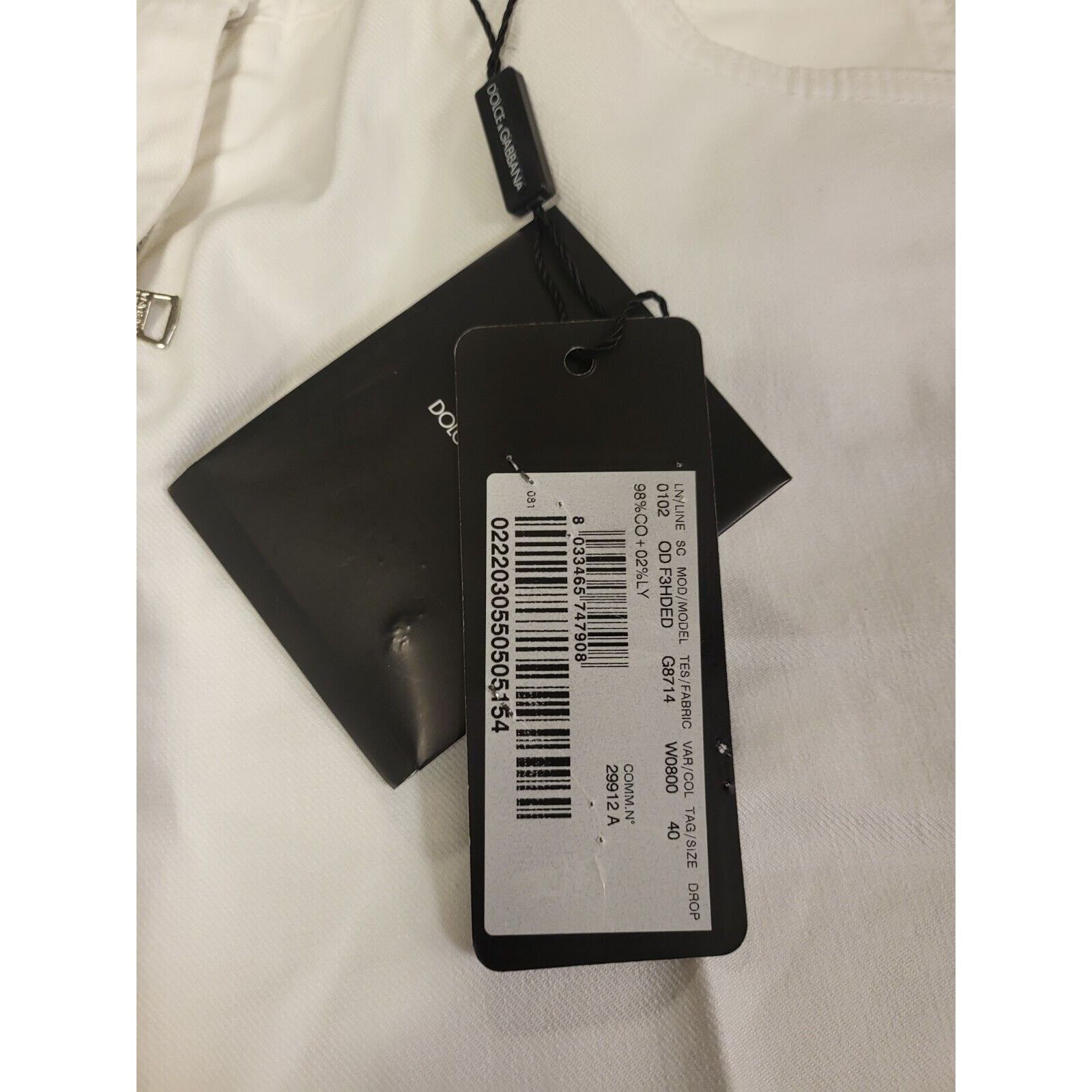 Dolce & Gabbana dolce gabbana womens size 40 white jeans / Pants Size 40" / US 18 - 4 Thumbnail