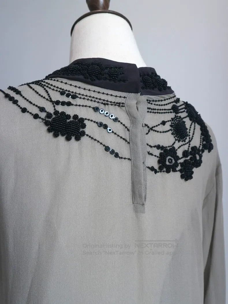 Dries Van Noten Dries Van Noten Hand Beaded Shirt Top Size S / US 4 / IT 40 - 7 Thumbnail
