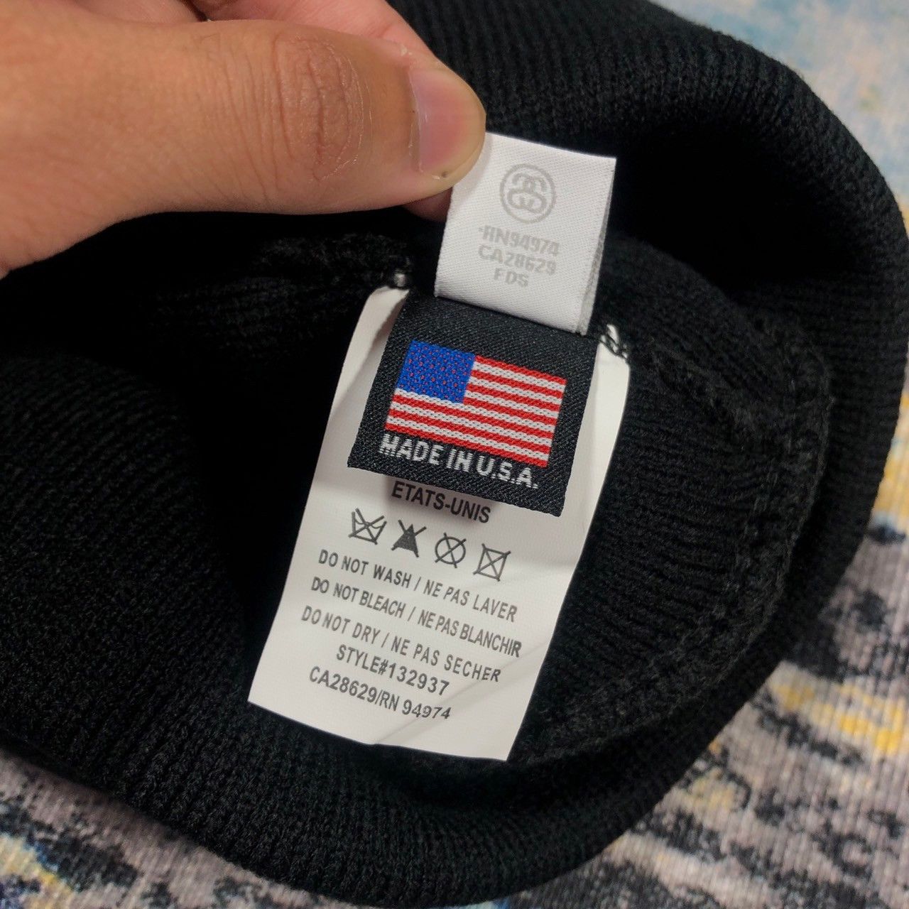 Stussy × Vintage Stussy FA19 SS-LINK Cuff Beanie Size ONE SIZE - 5 Thumbnail