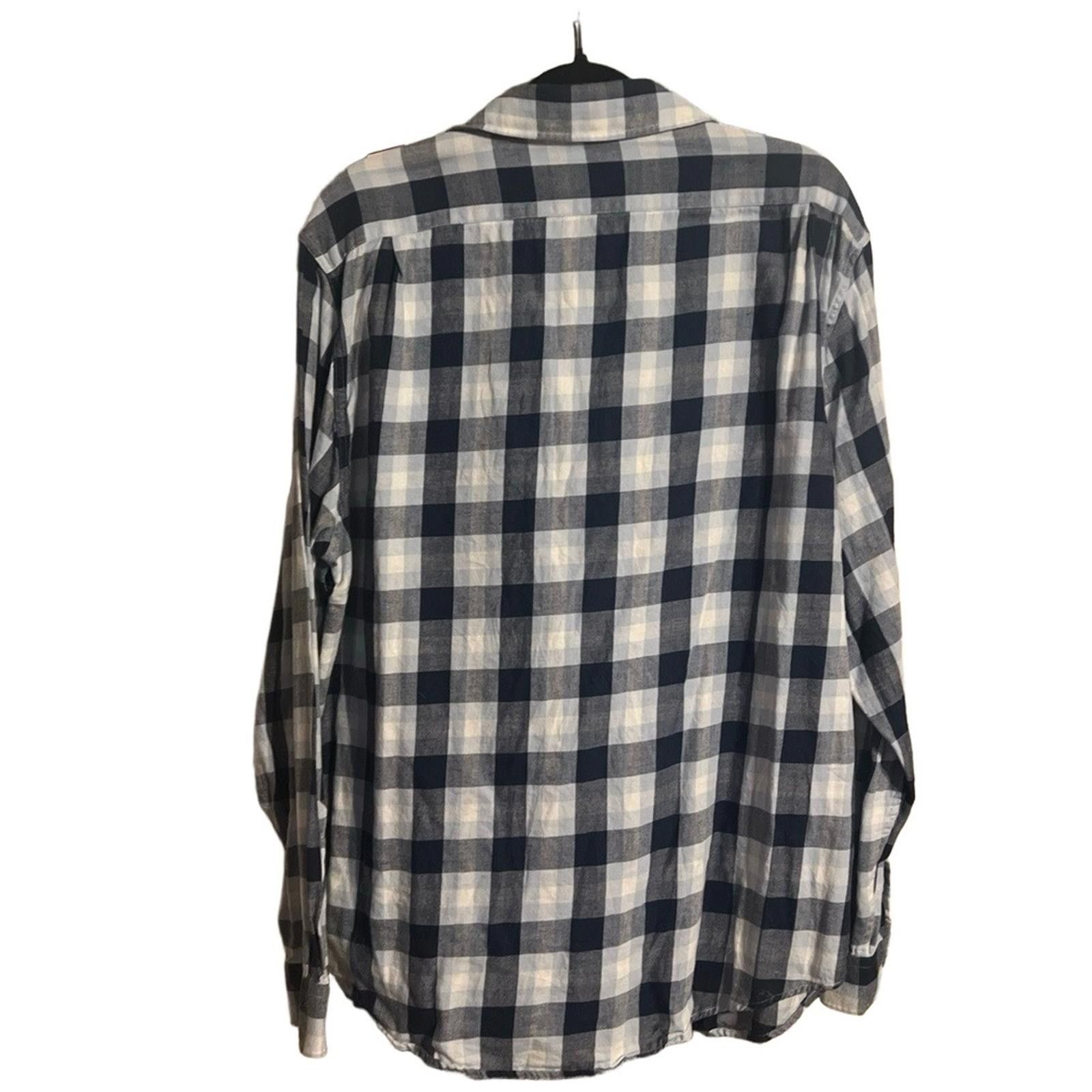 Other NORMAL BRAND Men's XL Blue White Plaid Button Up Shirt Size US XL / EU 56 / 4 - 3 Thumbnail
