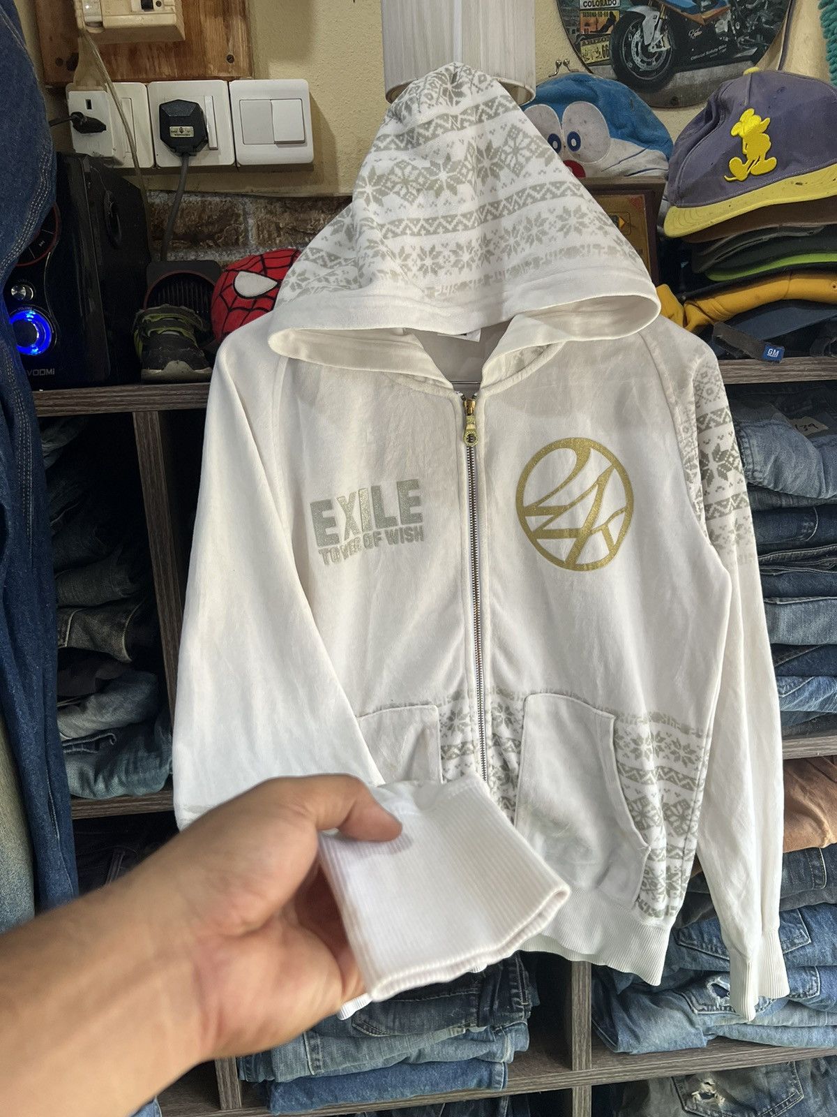 Japanese Brand 🔥Rare 24 Karats Exile Tower of Wish Zipper Hoodie Size US M / EU 48-50 / 2 - 9 Thumbnail