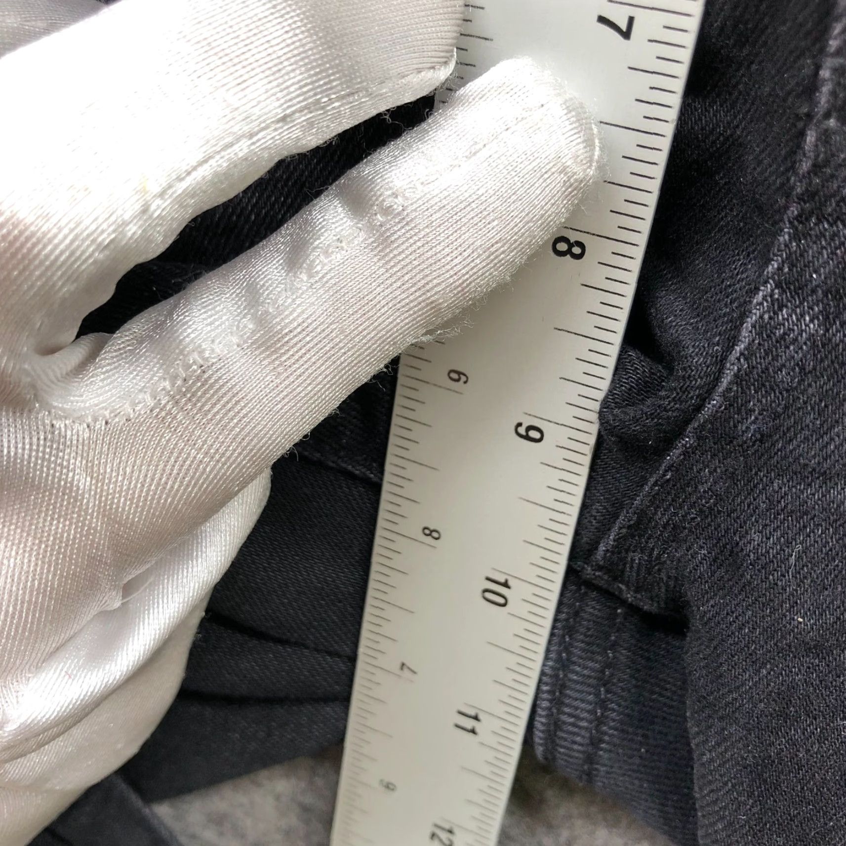 Gap VINTAGE Gap Kick Fit High Rise Jeans Womens 26P 2P Black Stretch Crop Size 26" / US 2 / IT 38 - 6 Thumbnail