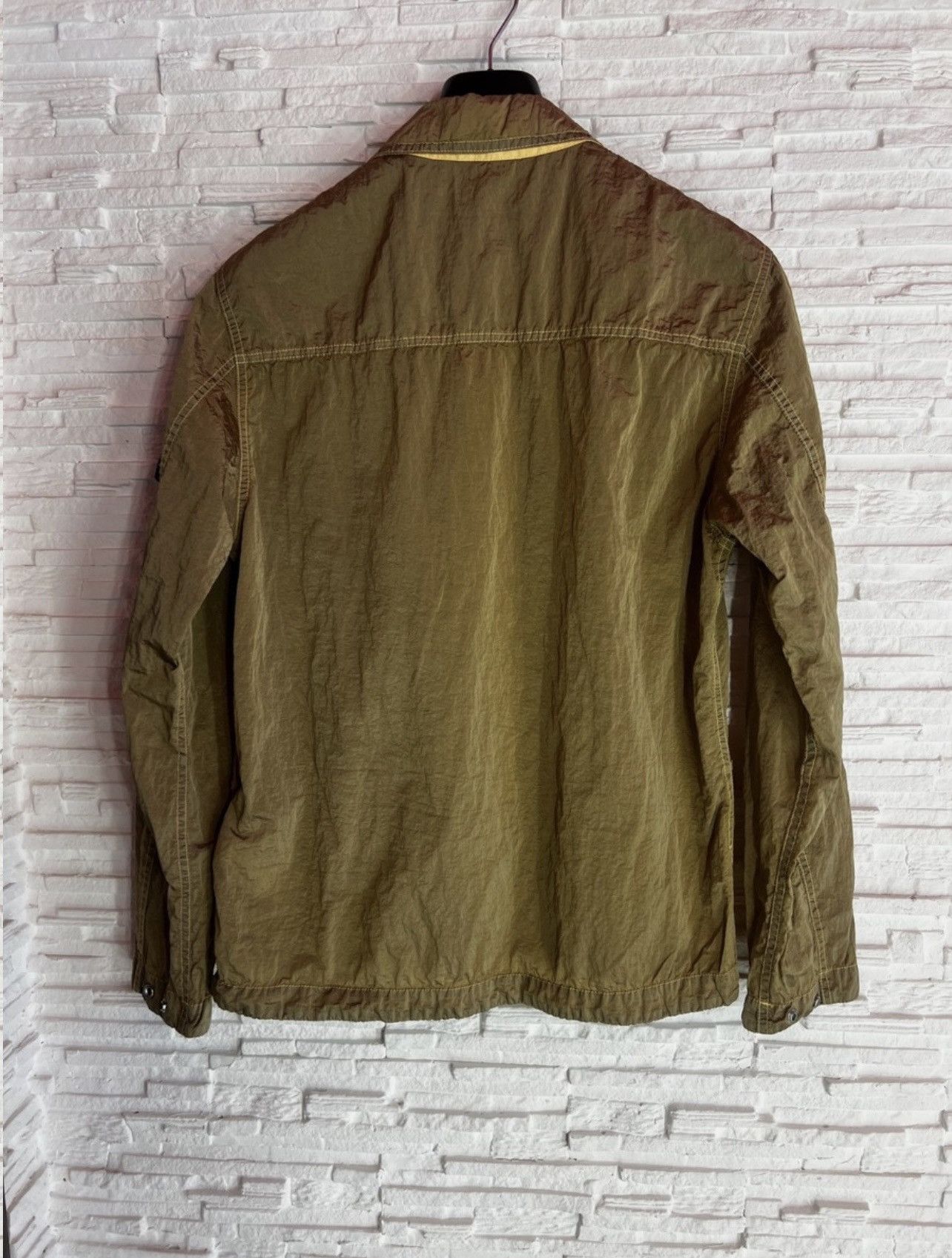 Stone Island Stone Island Nylon Metal Zip Overshirt – Mustard – Size M Size US M / EU 48-50 / 2 - 3 Thumbnail
