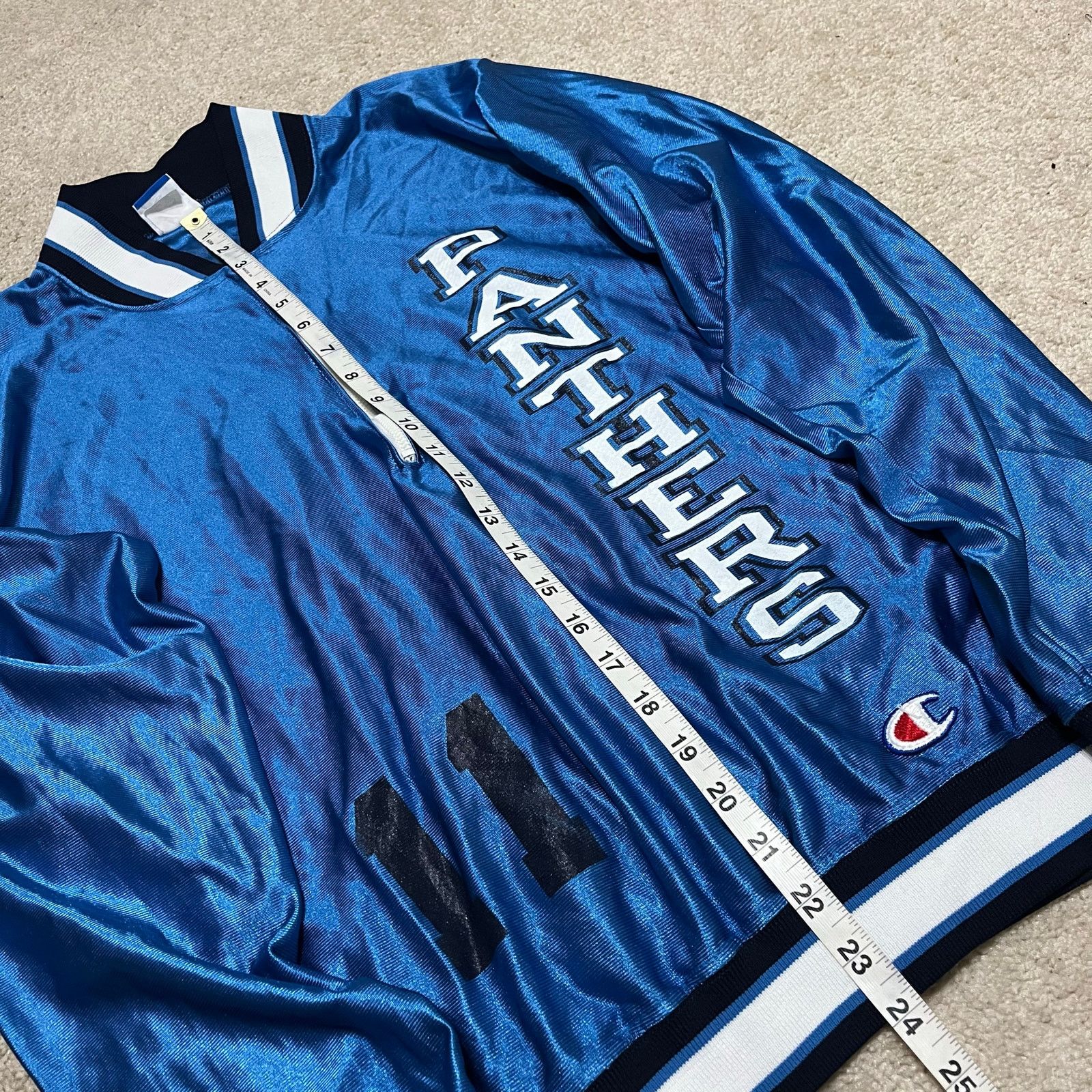 Champion Vintage Champion Carolina Panthers Silk Varsity Jacket M Size US M / EU 48-50 / 2 - 4 Thumbnail