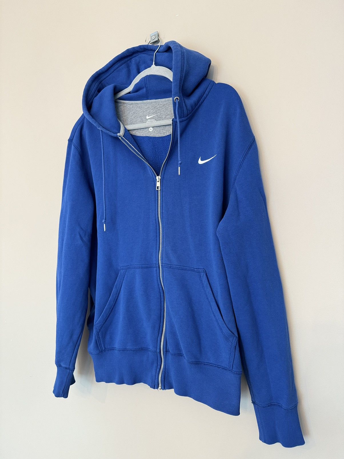 Nike Nike vintage hoodie blue swoosh logo acg Size US XL / EU 56 / 4 - 2 Thumbnail
