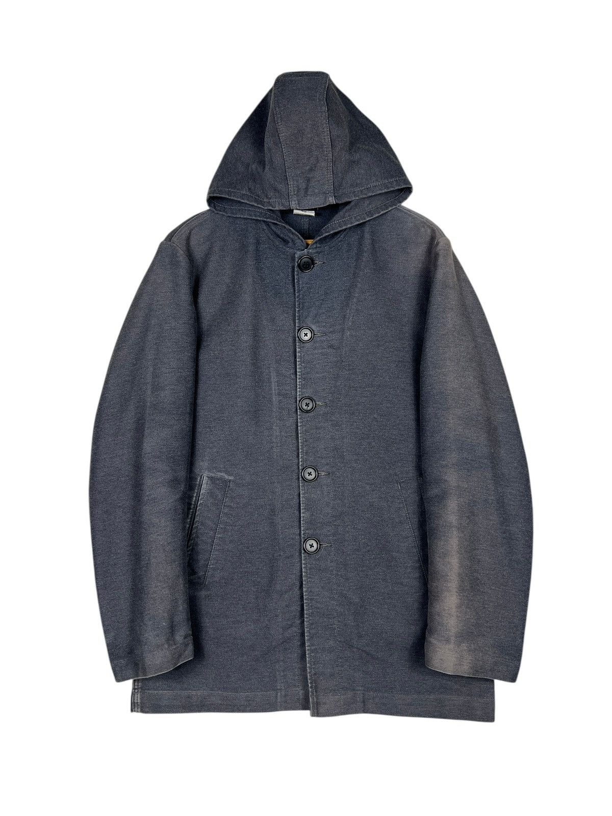 Vetra Vintage Vetra Moleskin Hoodie Jacket Made In France Size US L / EU 52-54 / 3 - 4 Thumbnail