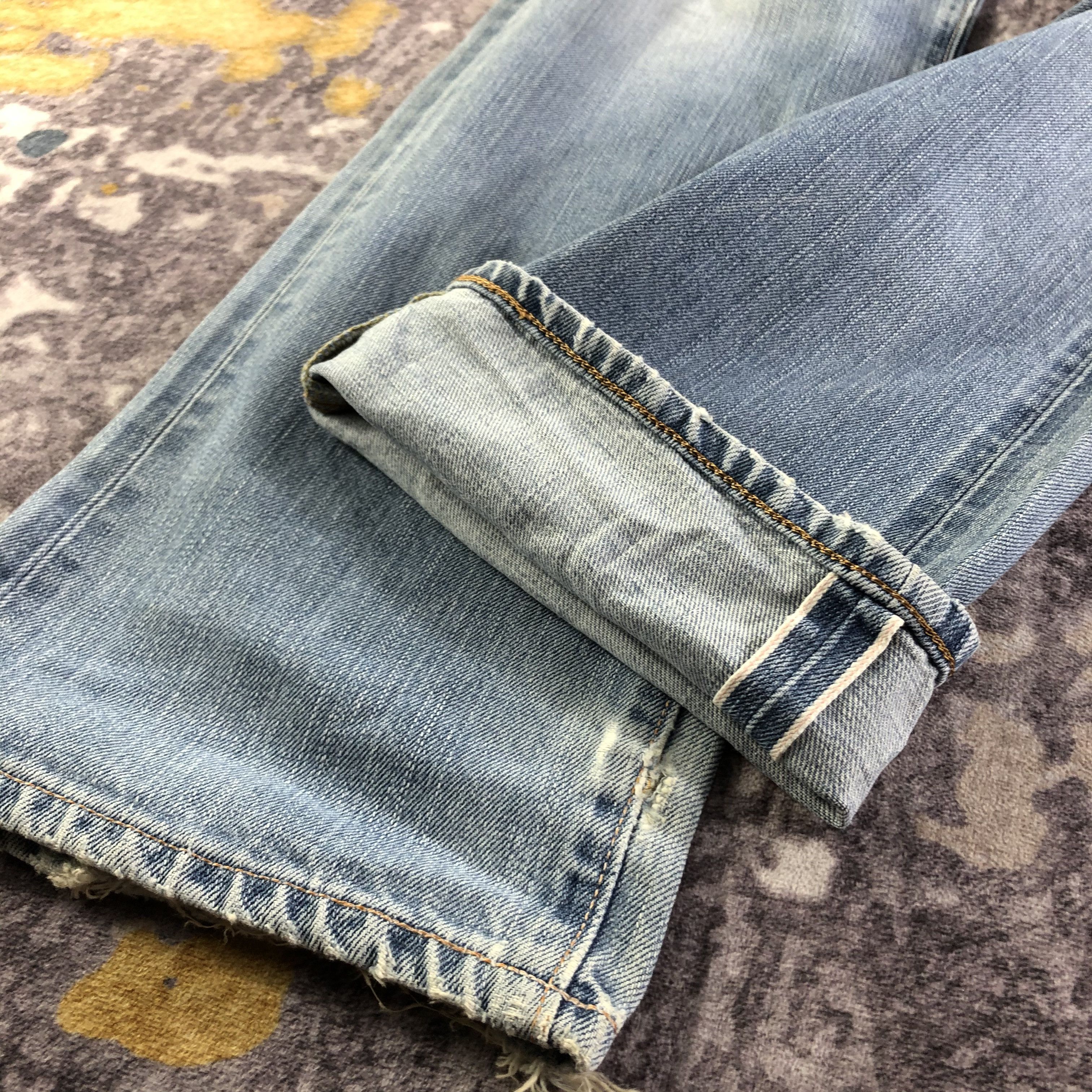 Edwin Vintage Light Wash Edwin 505 Selvedge Jeans-JM3577 Size US 32 / EU 48 - 7 Thumbnail