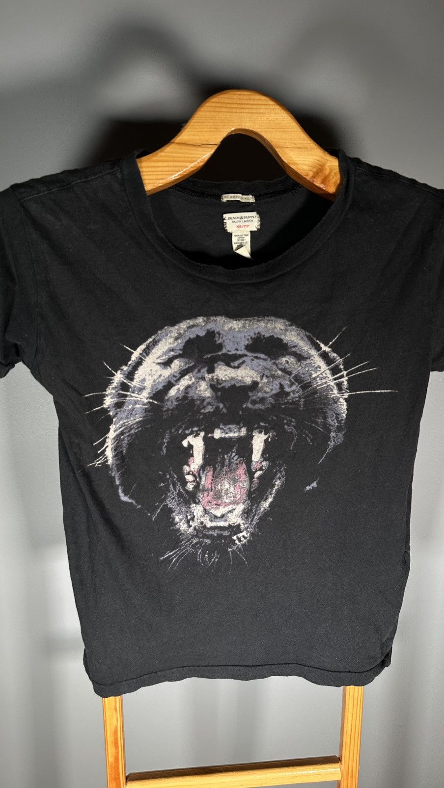 Polo Ralph Lauren Rl Boyfriend vintage t shirts black panthers🔥 Size XS / US 0-2 / IT 36-38 - 4 Thumbnail