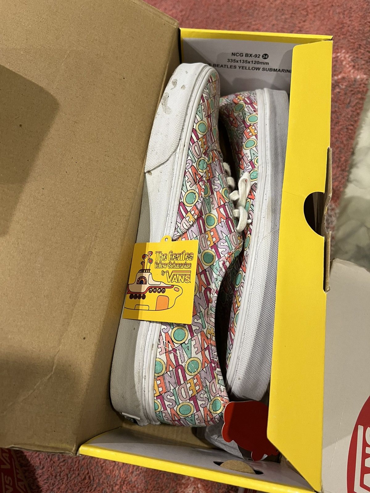 Vans Vans Authentic Beatles Yellow Submarine All You Need Is Love Size US 9.5 / EU 42-43 - 3 Thumbnail